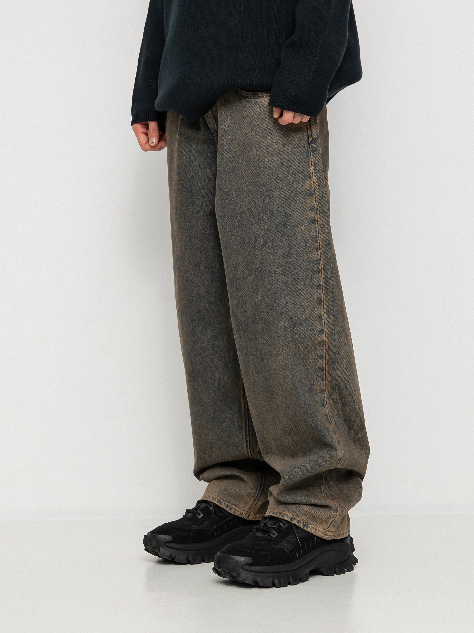 Volcom Billow Denim Pants (dark brown)