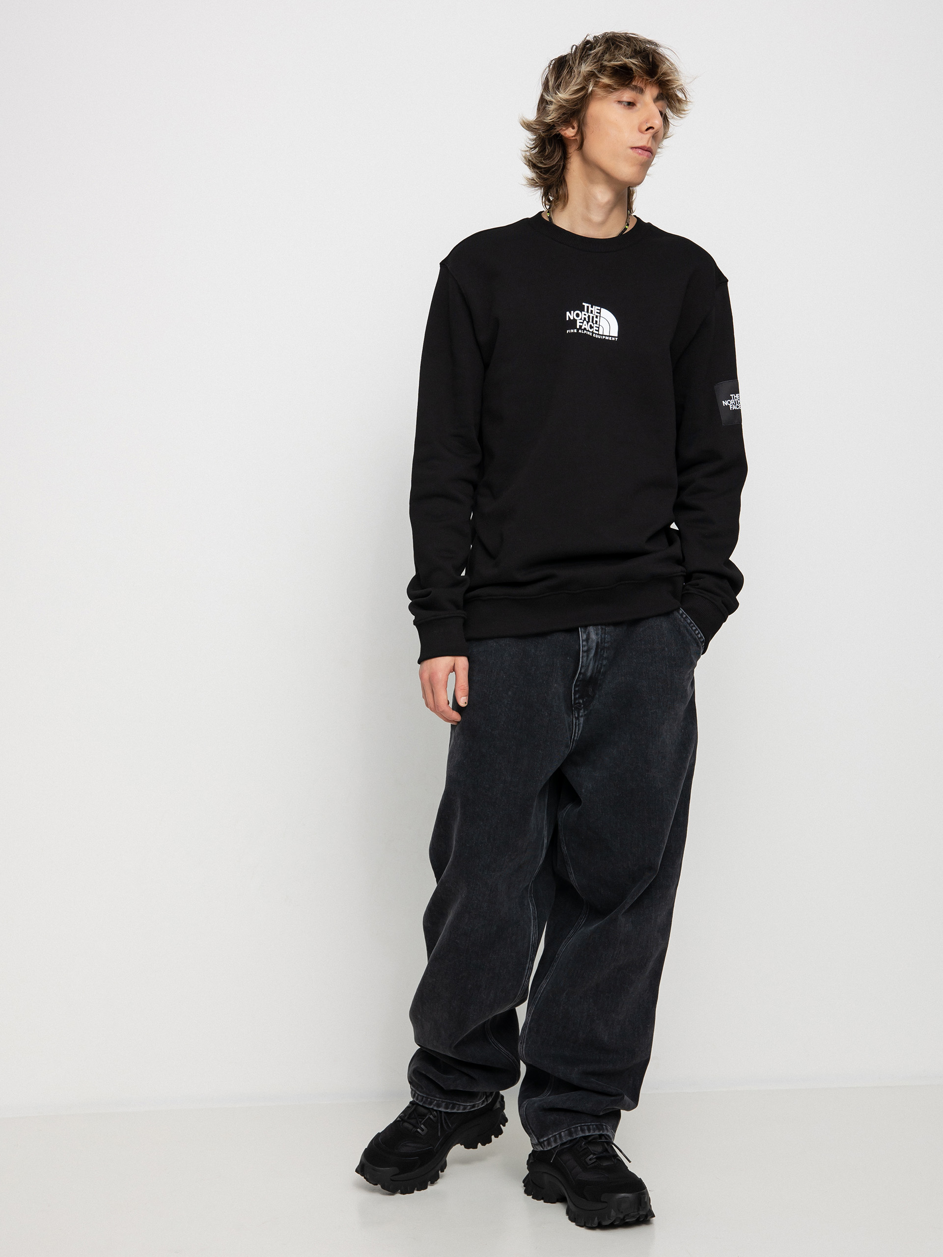 The north face hot sale fine crew sweat