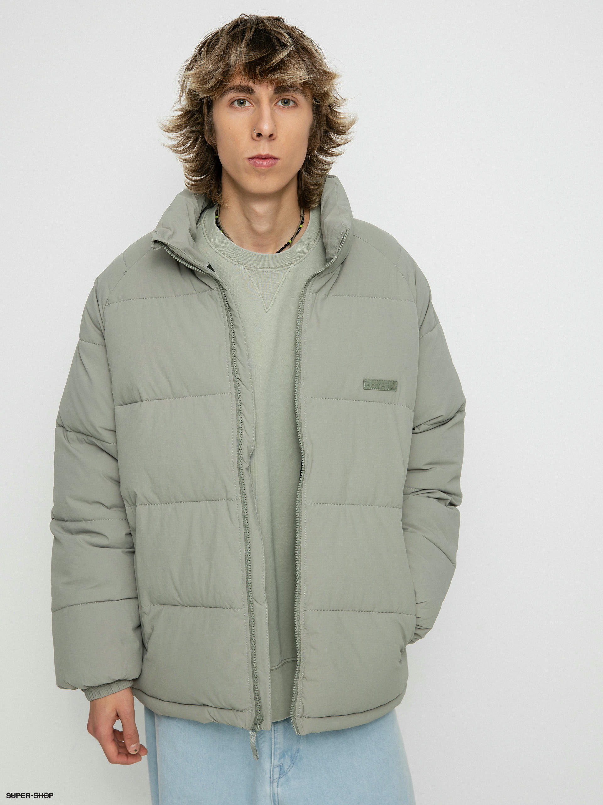 Fear of God Essentials Puffer Jacket Silver Reflective