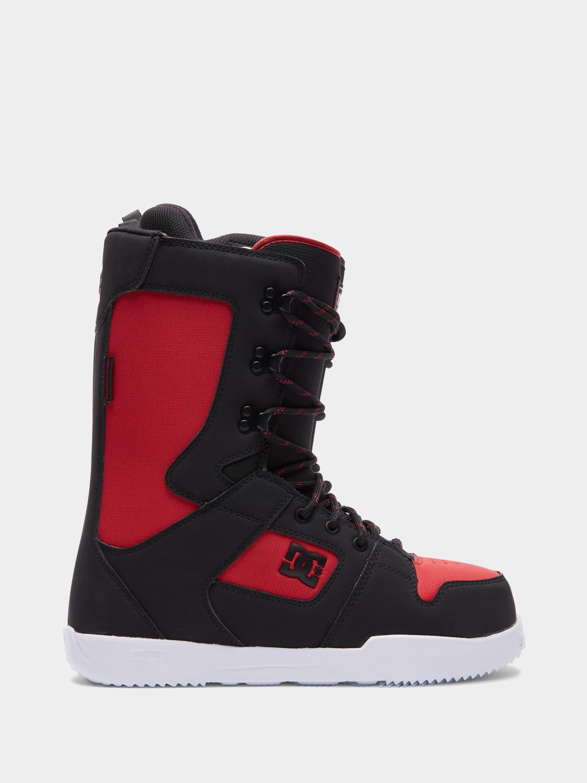 Mens DC Phase Snowboard boots (black/red/black)