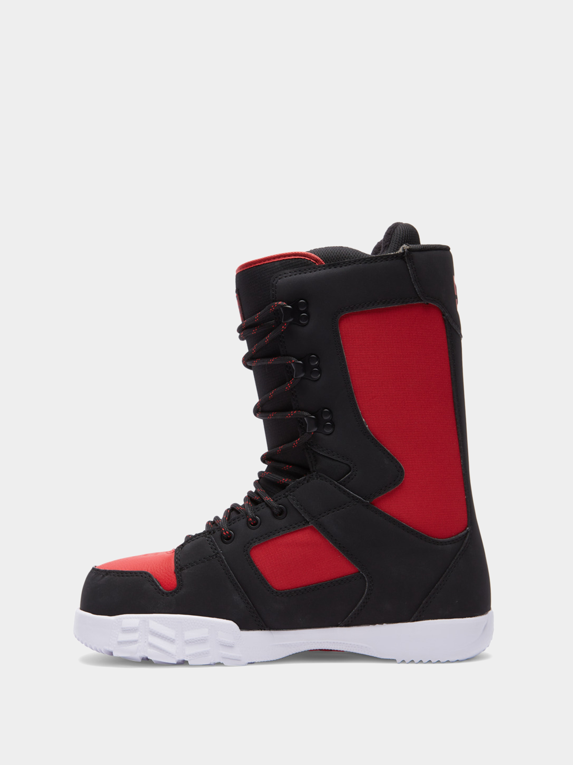 DC black and red snow boots Dc Pure High-Top Wc Winter (Mens) | Grey/Black/Red - The  main image 4