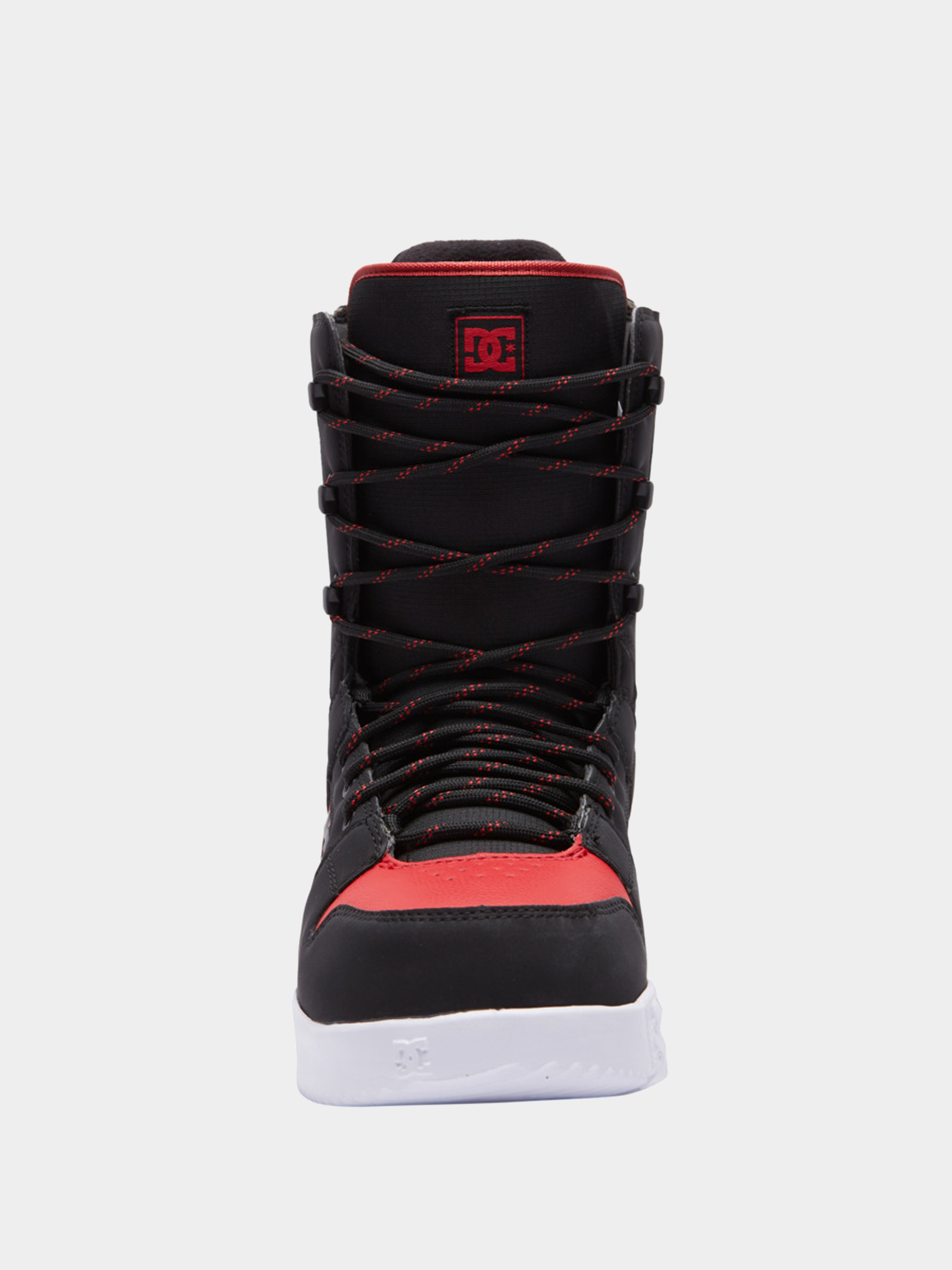 DC black and red snow boots Dc Pure High-Top Wc Winter (Mens) | Grey/Black/Red - The  main image 2