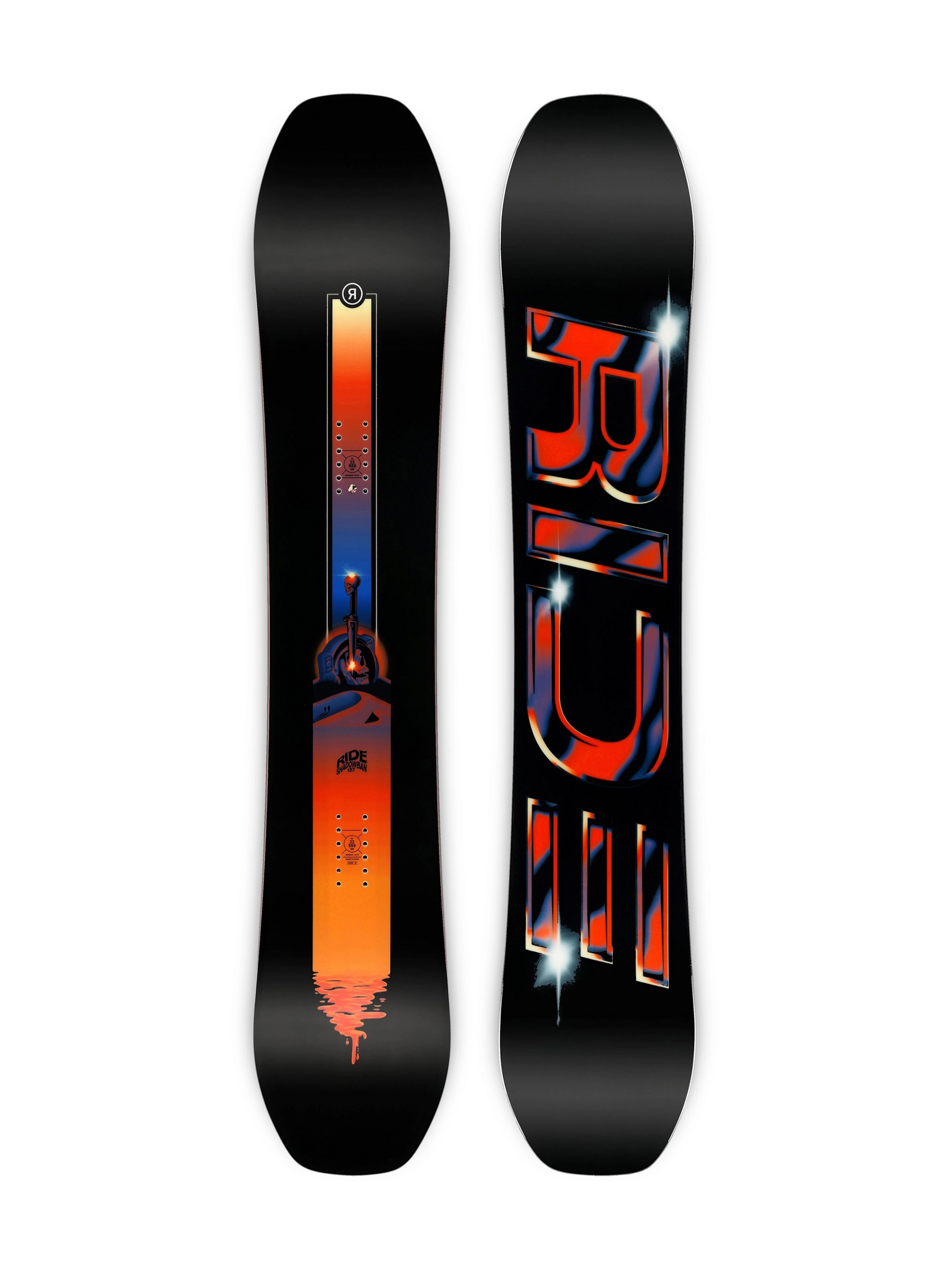 Mens Ride Shadowban Snowboard 