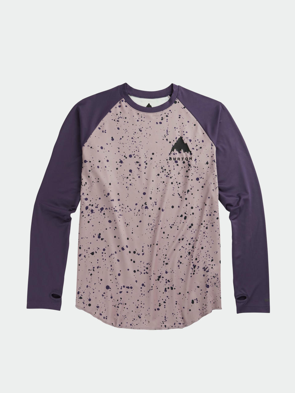 Burton Roadie Base Layer Tech Longsleeve (elderberry spatter/violet halo)