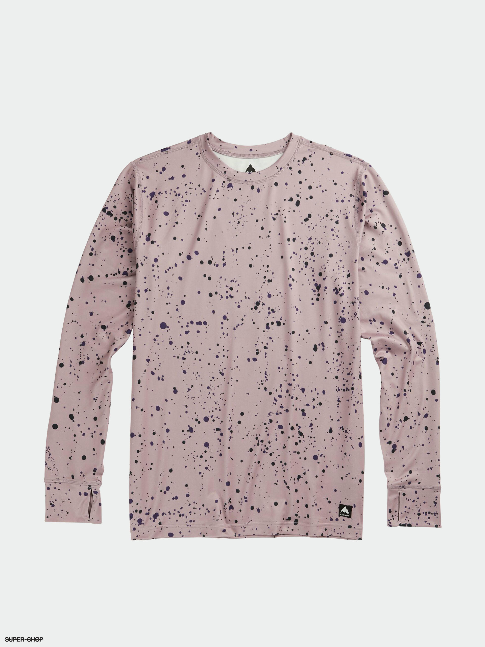 Burton Midweight Base Layer Longsleeve elderberry spatter