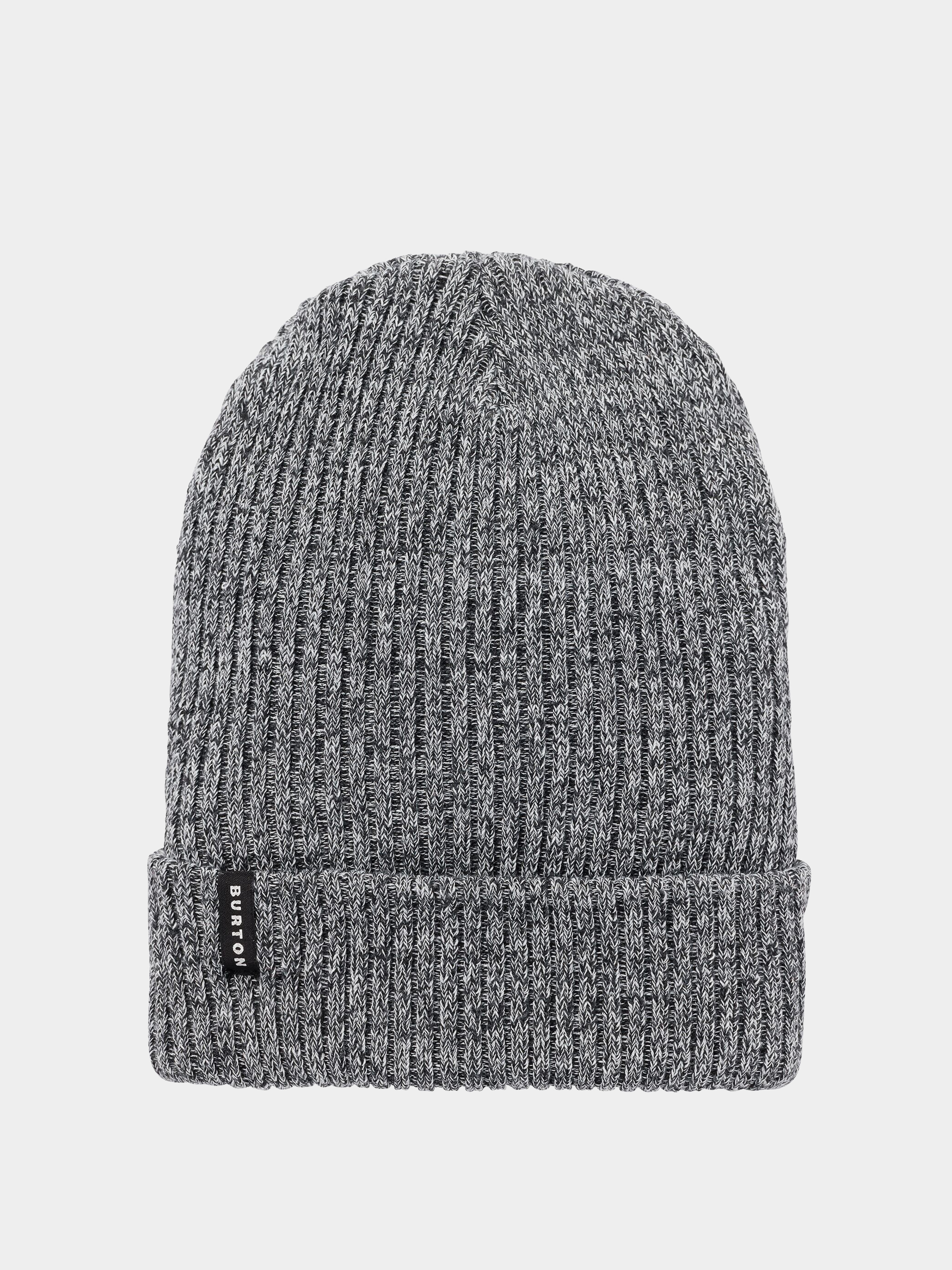 Burton Recycled Rib Beanie (true black/stout white marl)