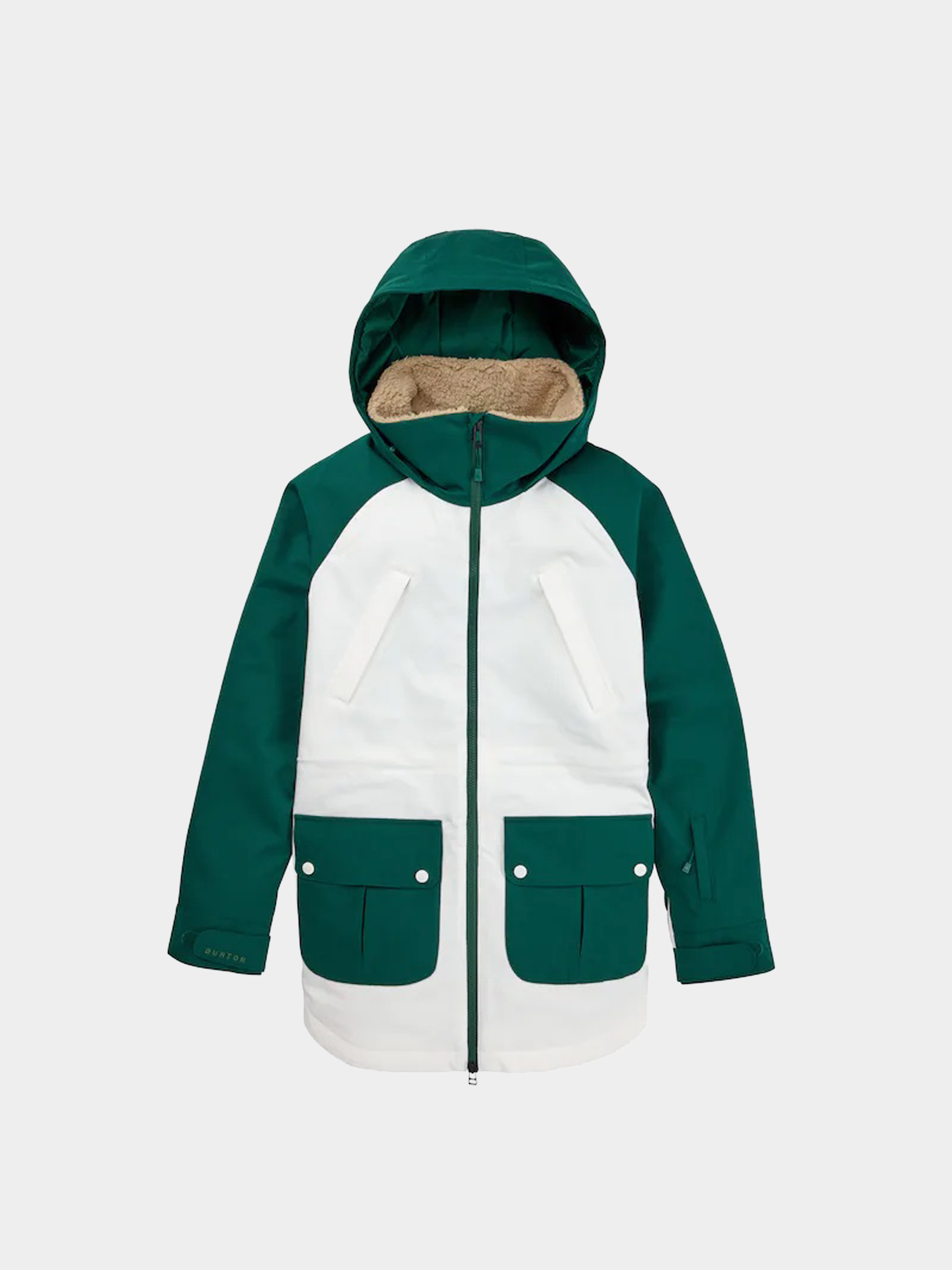 Damen Burton Prowess Snowboardjacke (botanical garden/stout white)