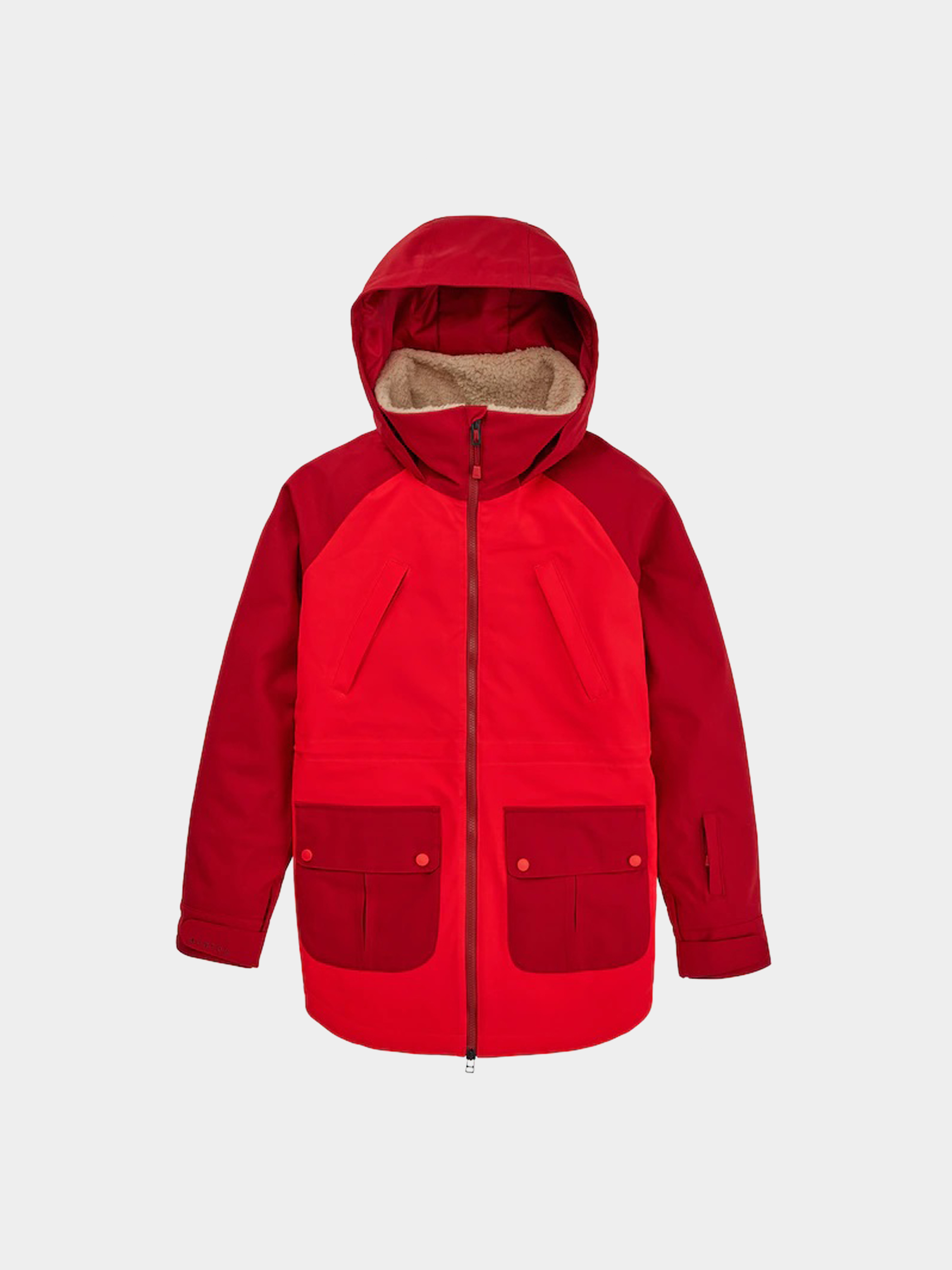 Womens Burton Prowess Snowboard jacket (tomato/sun dried tomato)
