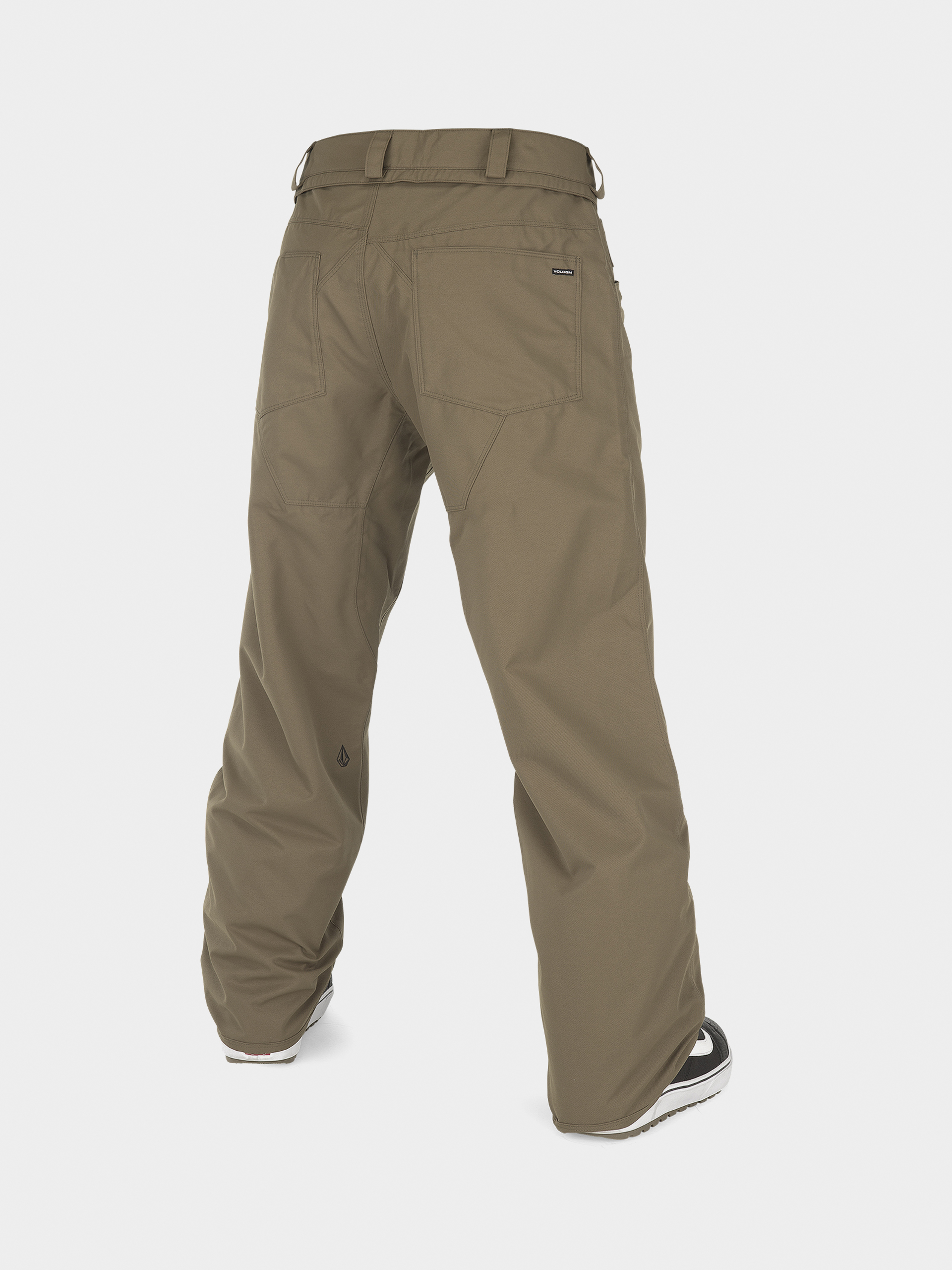 Mens Volcom 5 Pocket Snowboard pants (dark teak)