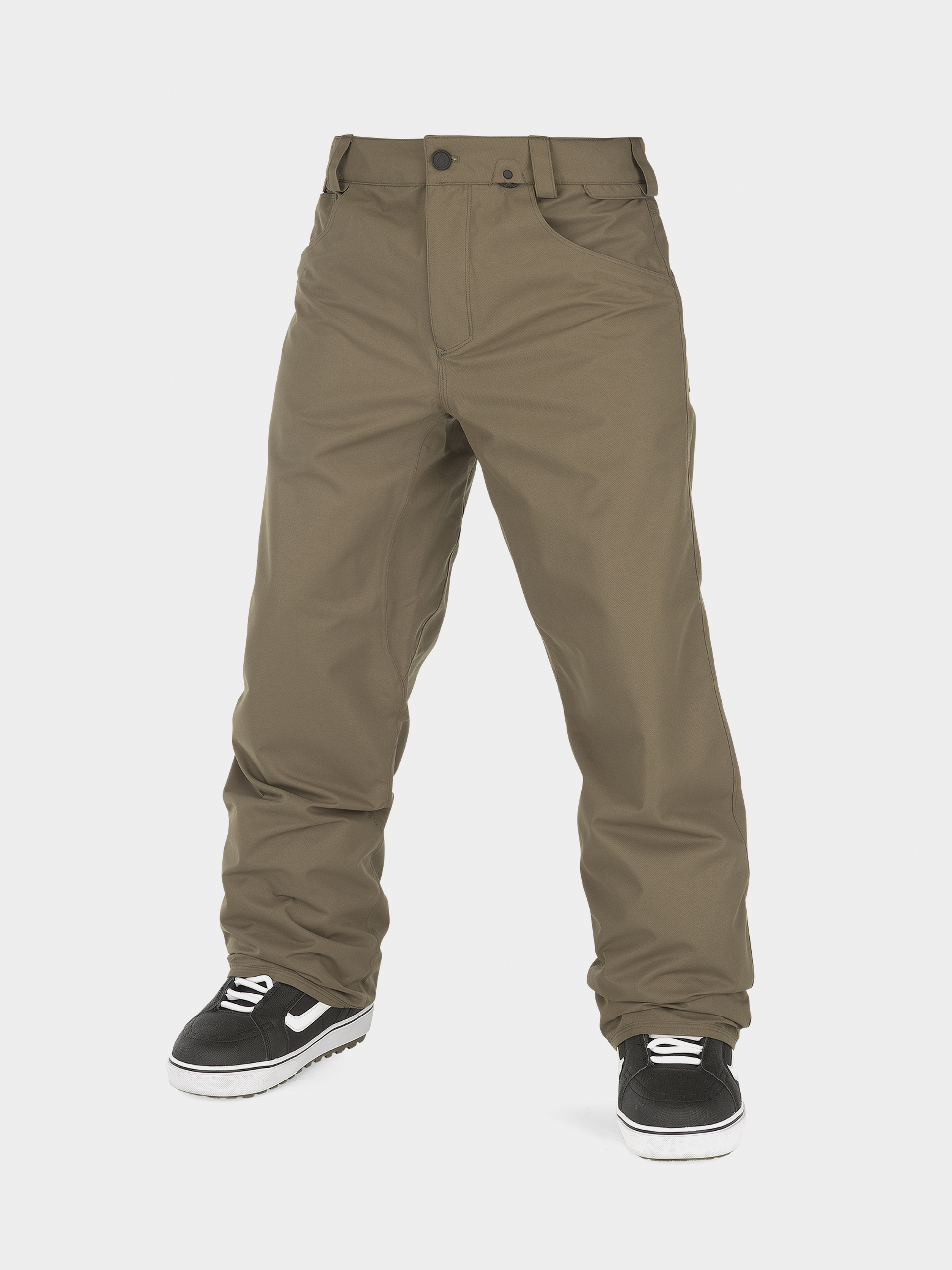 Mens Volcom 5 Pocket Snowboard pants (dark teak)