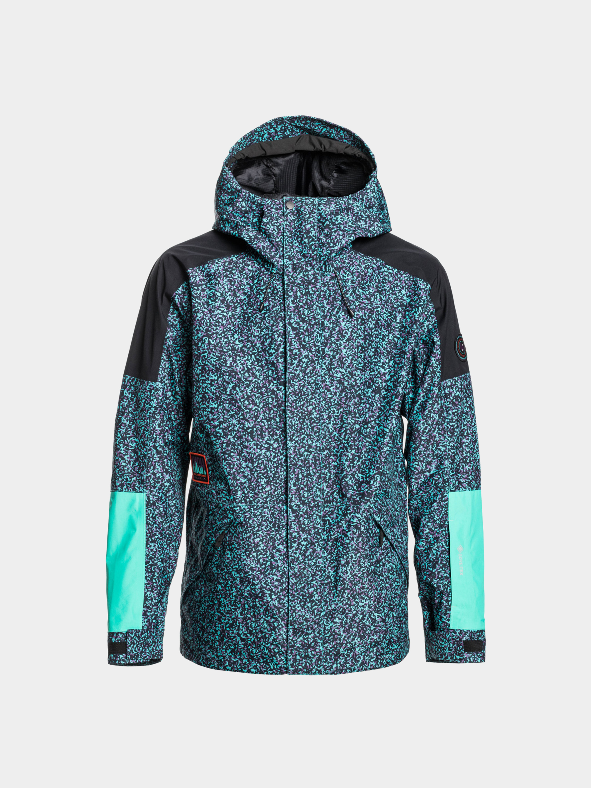 Mens Quiksilver High Altitude Gore-Tex Snowboard jacket (grape compote high altitude ca)
