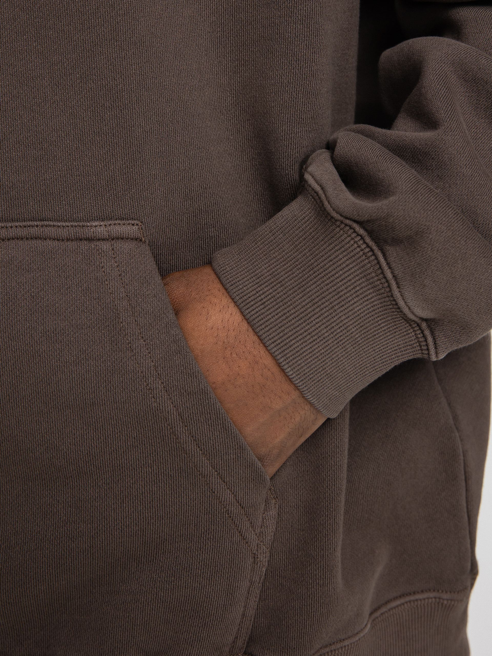 Gramicci Big G Logo HD Hoodie (brown pigment)