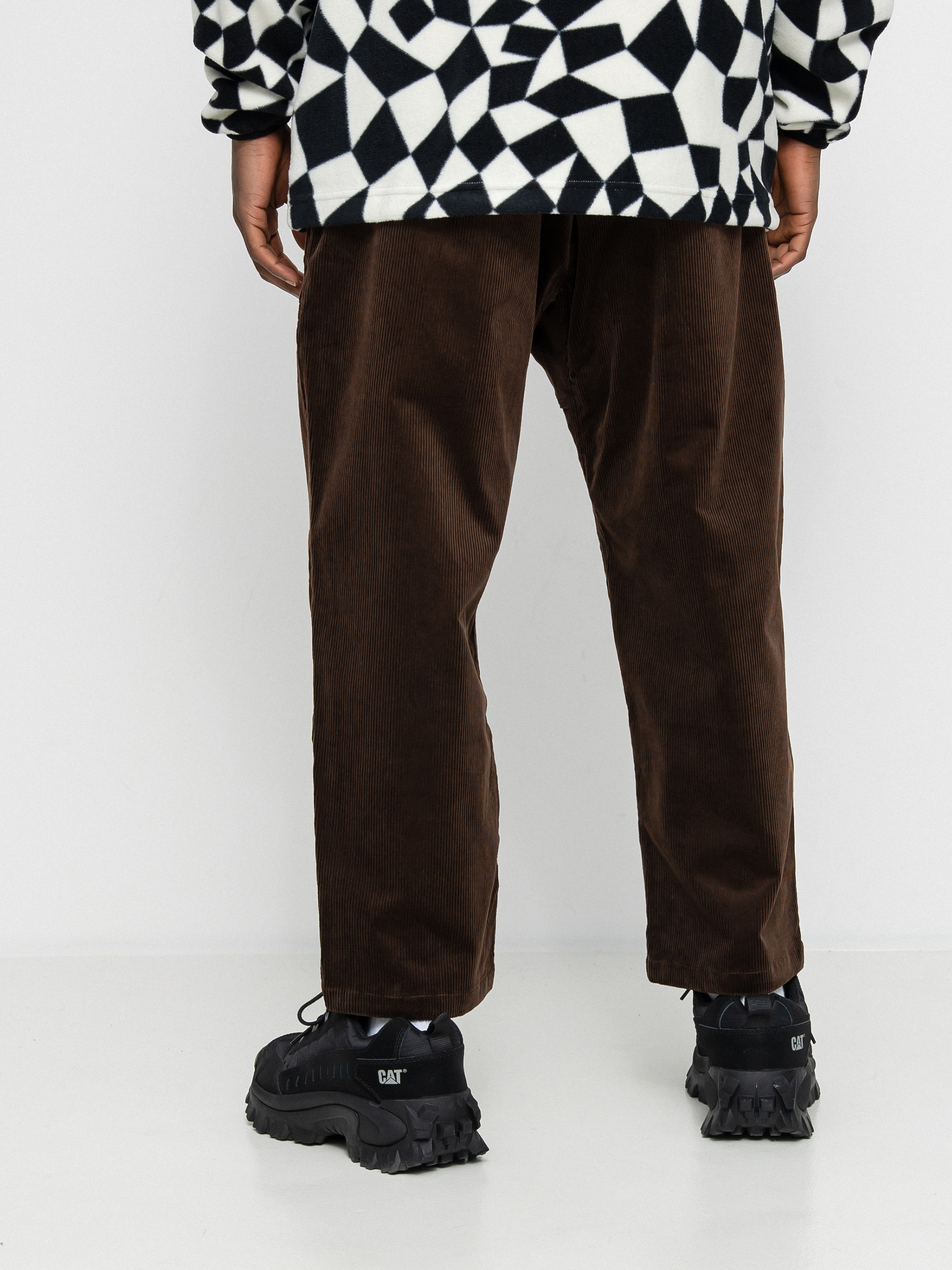 Gramicci Corduroy Loose Tapered Pants (dark brown)