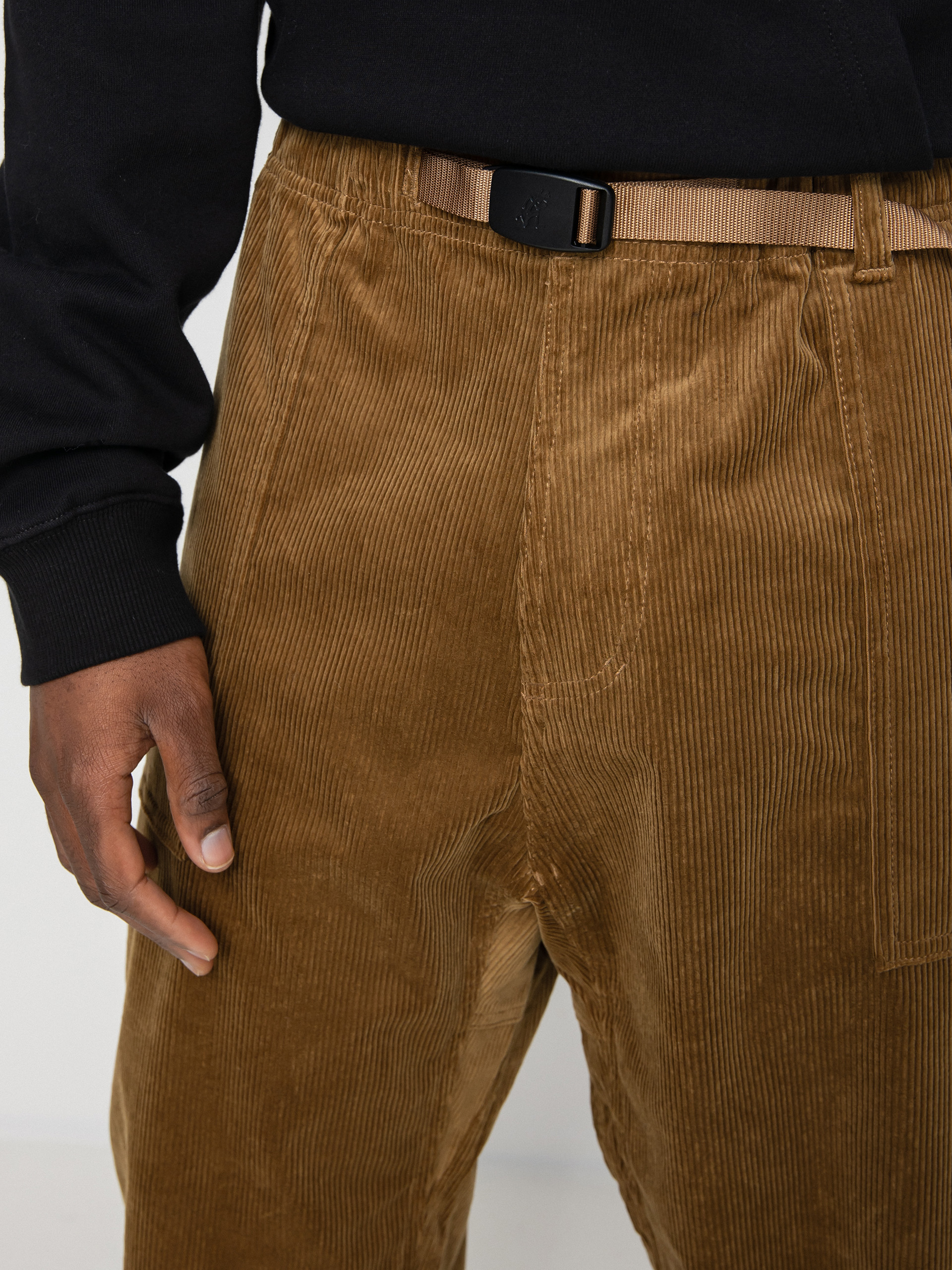 Gramicci Corduroy Loose Tapered Pants (mocha beige)