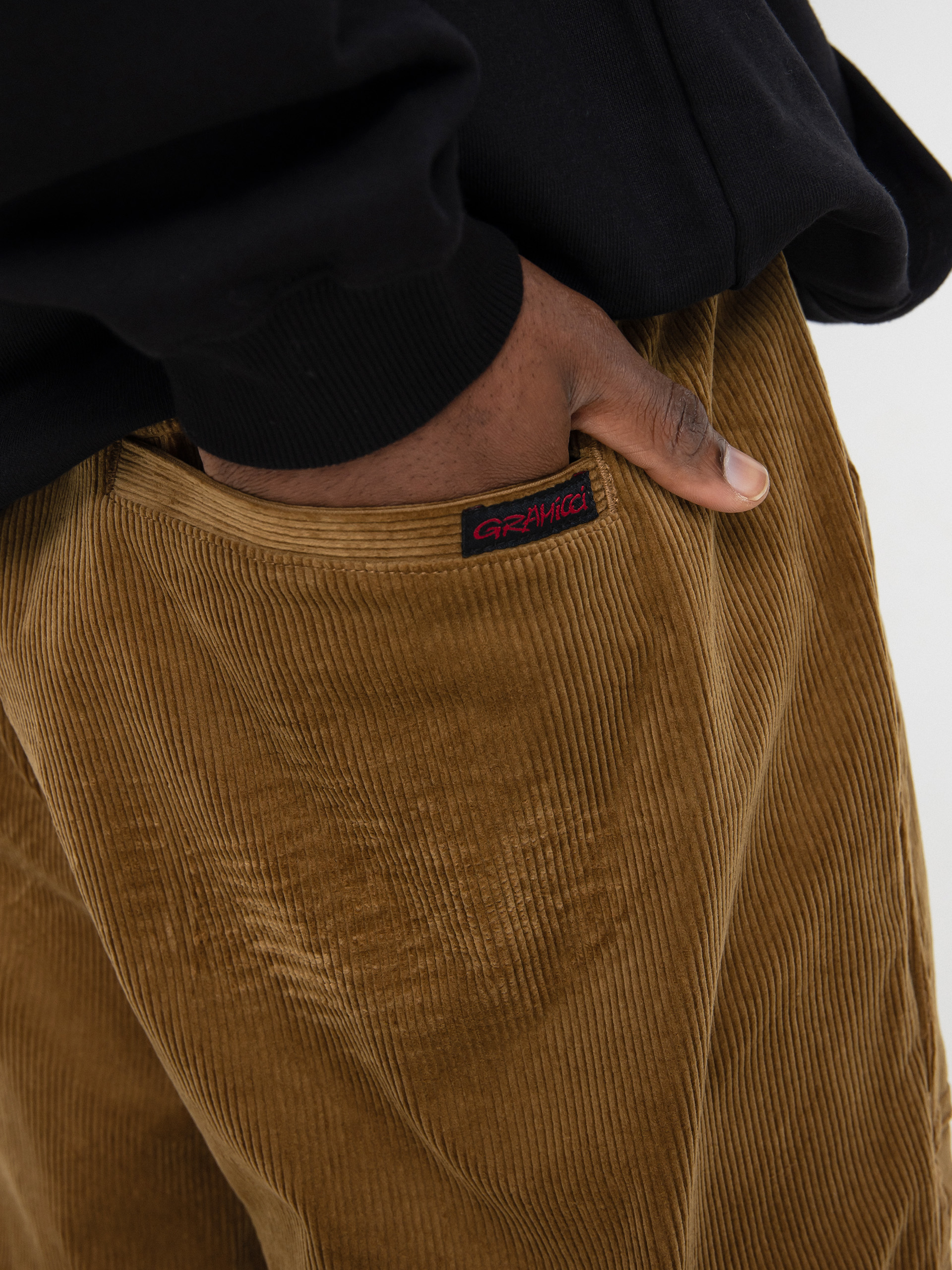 Gramicci Corduroy Loose Tapered Pants (mocha beige)