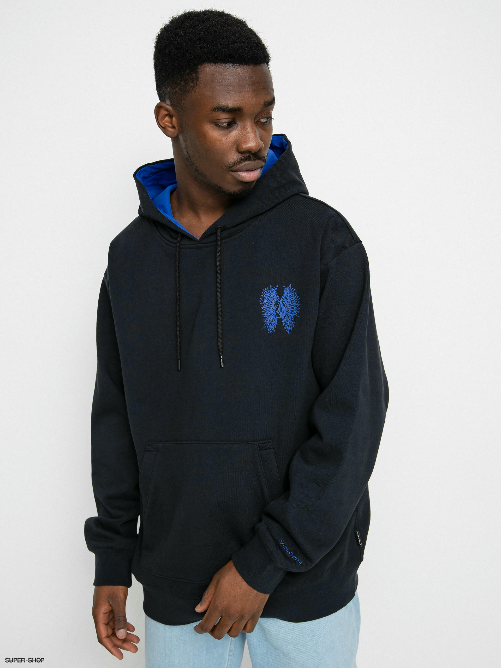 Blue shop volcom hoodie