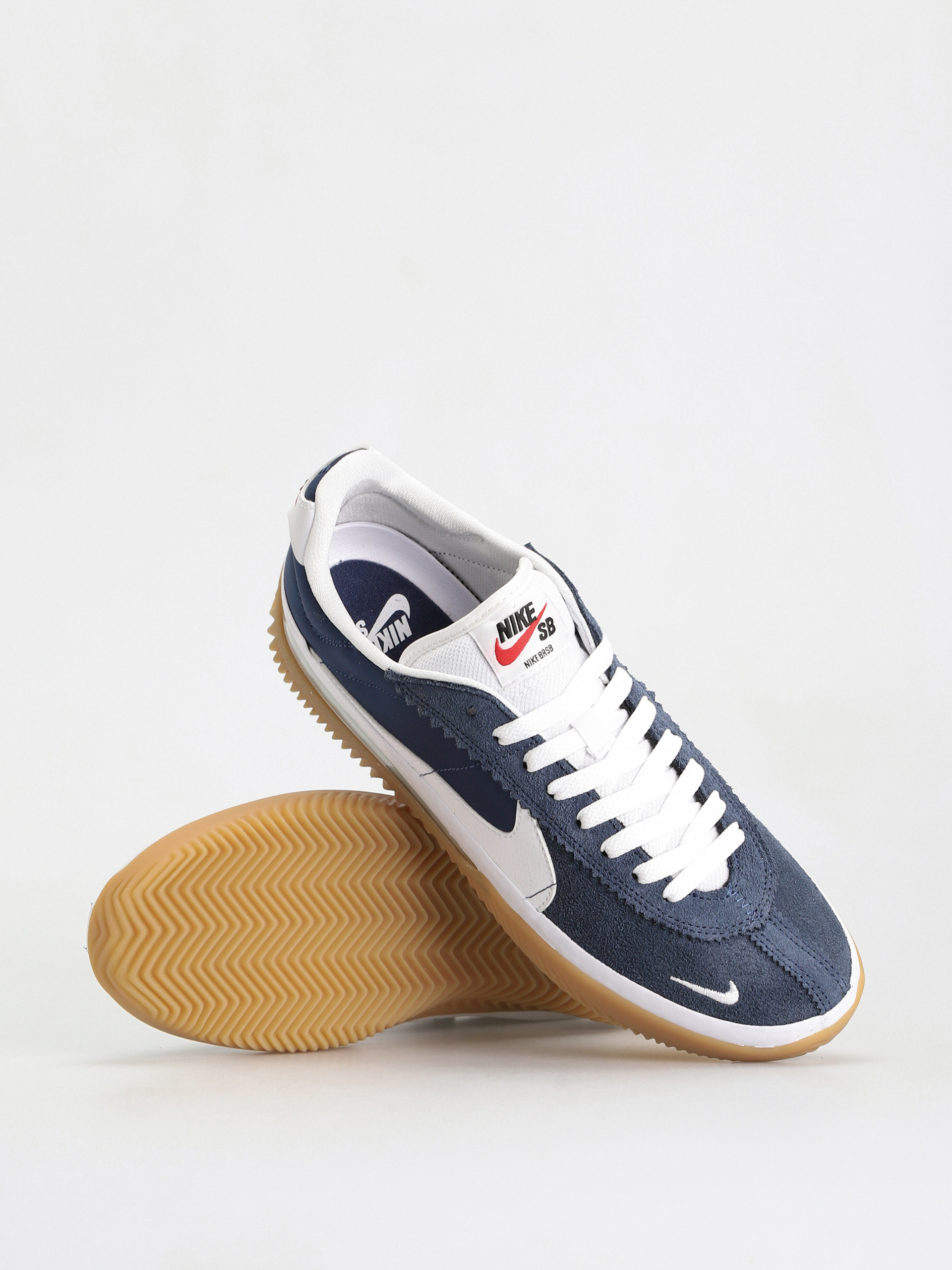 Nike SB Brsb Eco Shoes - navy blue (navy/white navy university red)