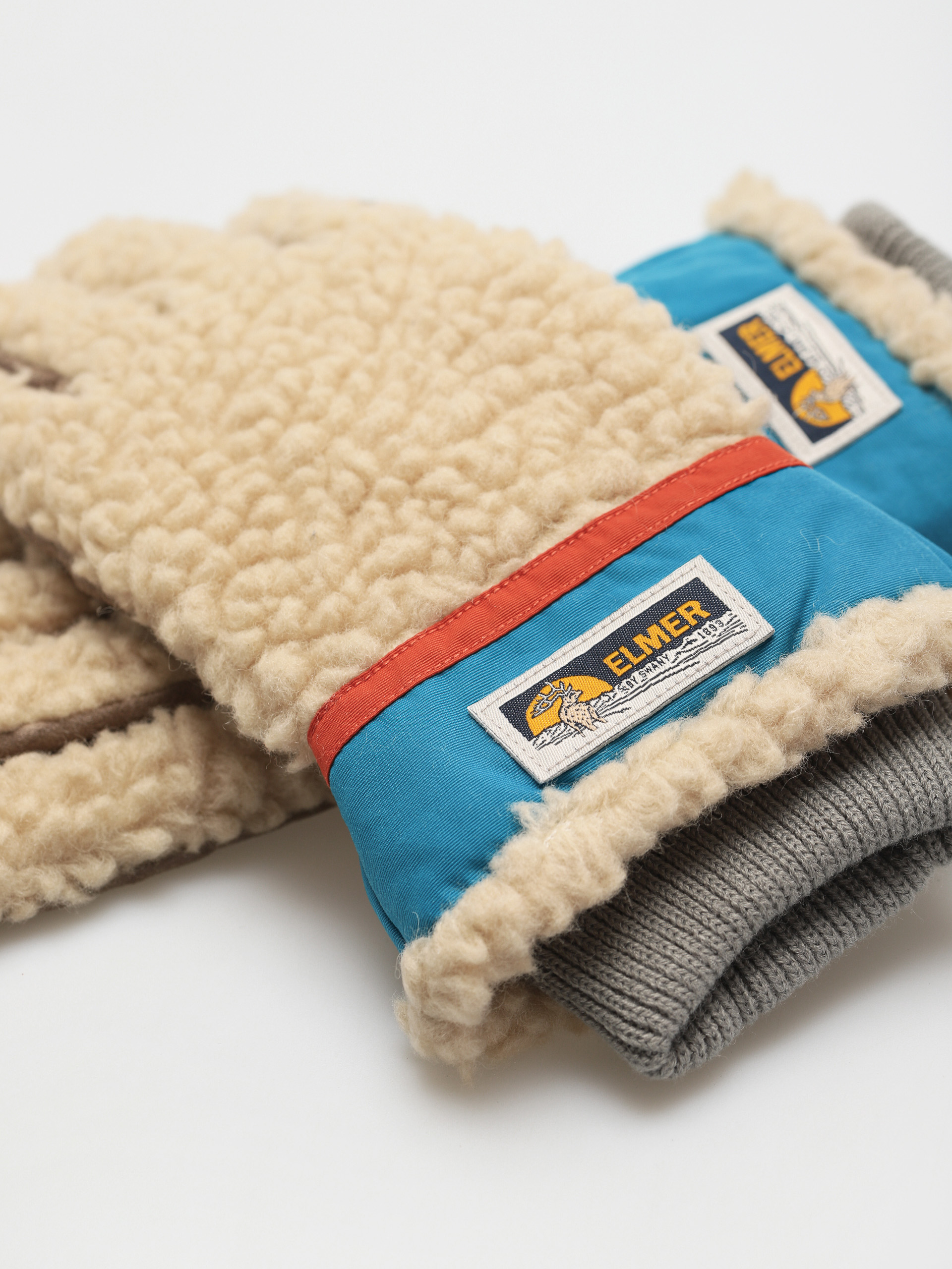 Elmer Teddy 5fgr EM353 Handschuhe (beige/blue)