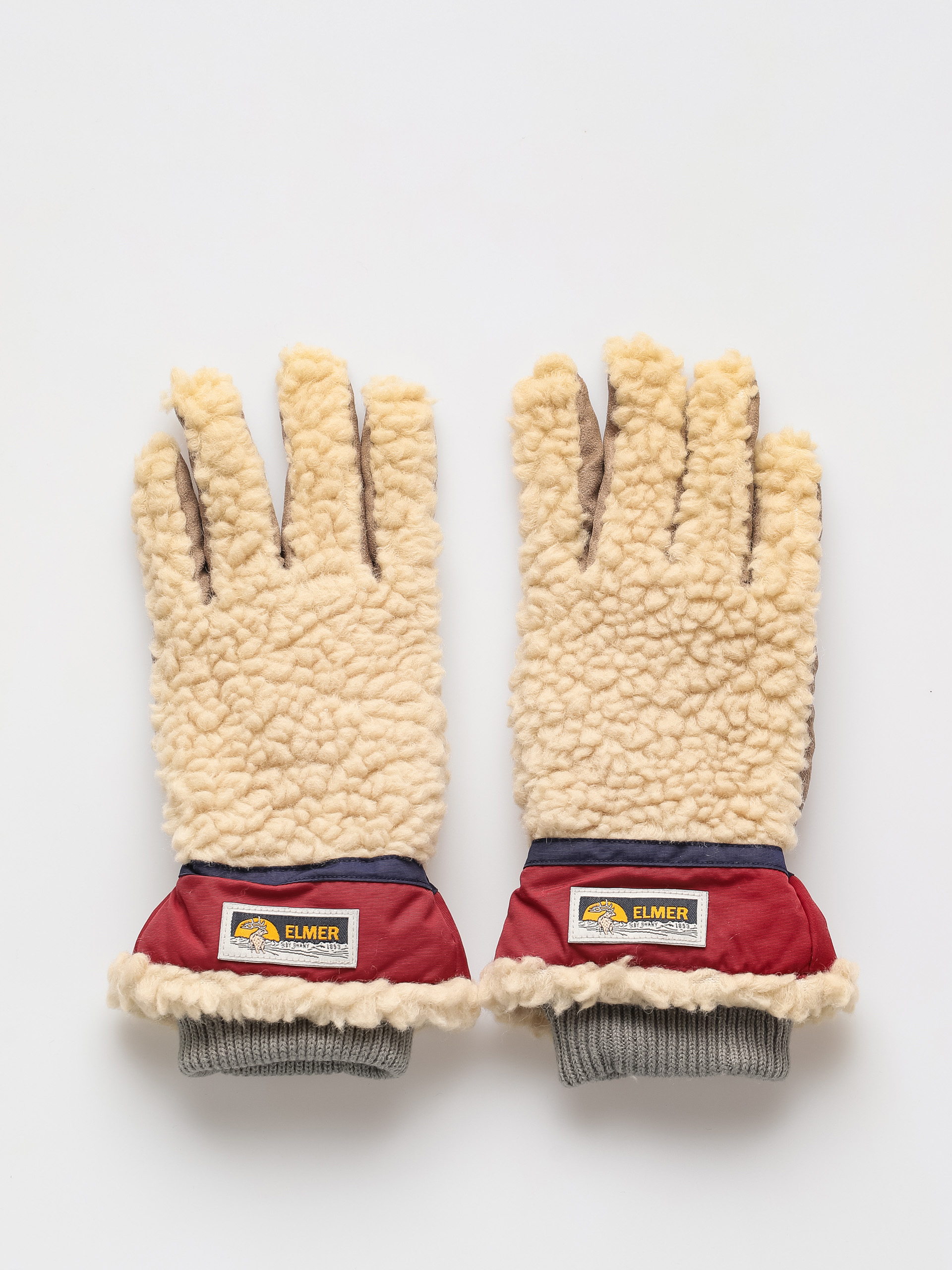 Elmer Teddy 5fgr EM353 Gloves - beige (beige/wine)