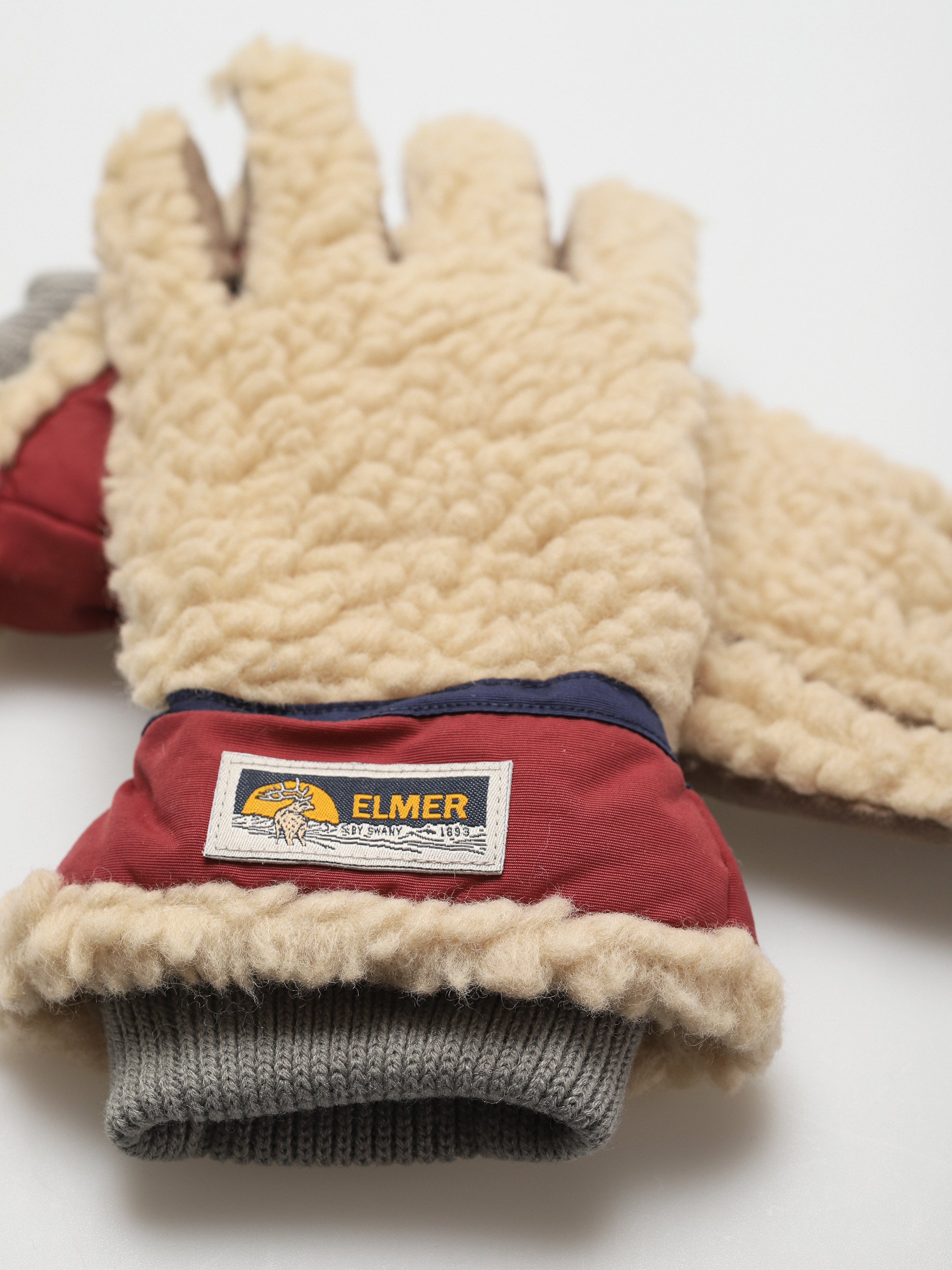 Elmer Teddy 5fgr EM353 Handschuhe (beige/wine)