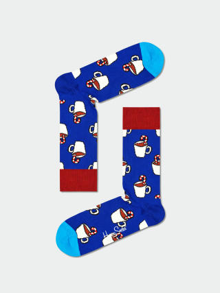 Happy Socks Candy Cane Cocoa Socks (blue)
