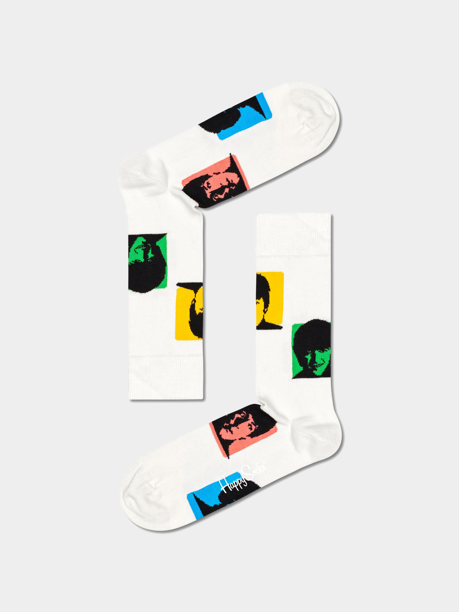 Happy Socks The Beatles Silhouettes Socken (white)