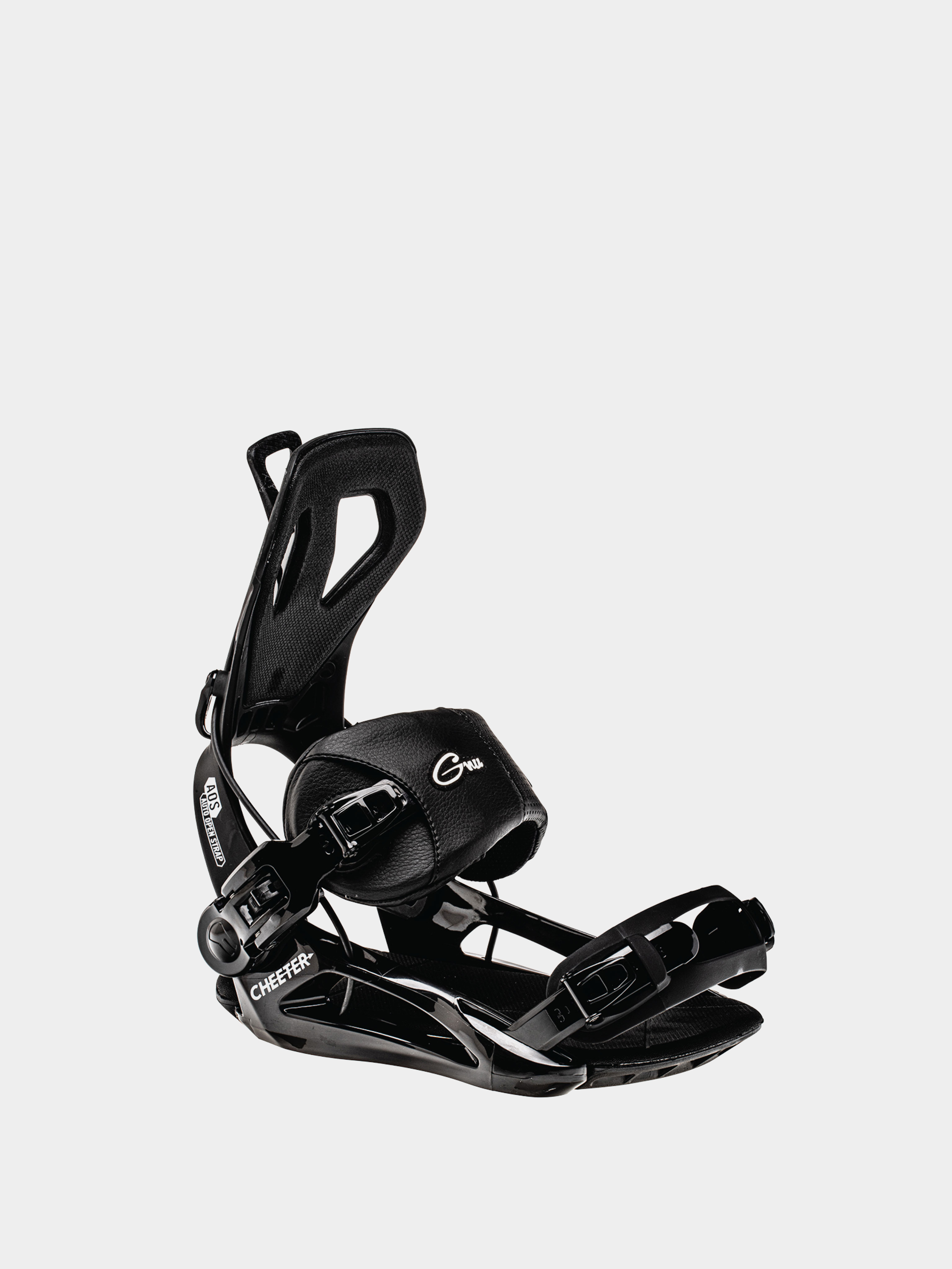 Mens Gnu Cheeter Snowboard bindings (black)