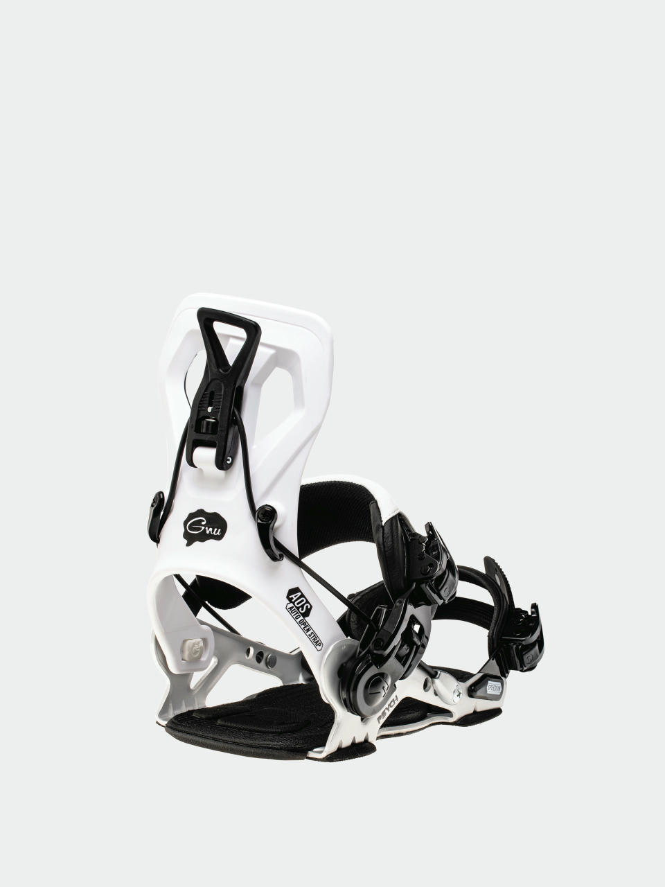 Mens Gnu Psych Snowboard bindings (white)