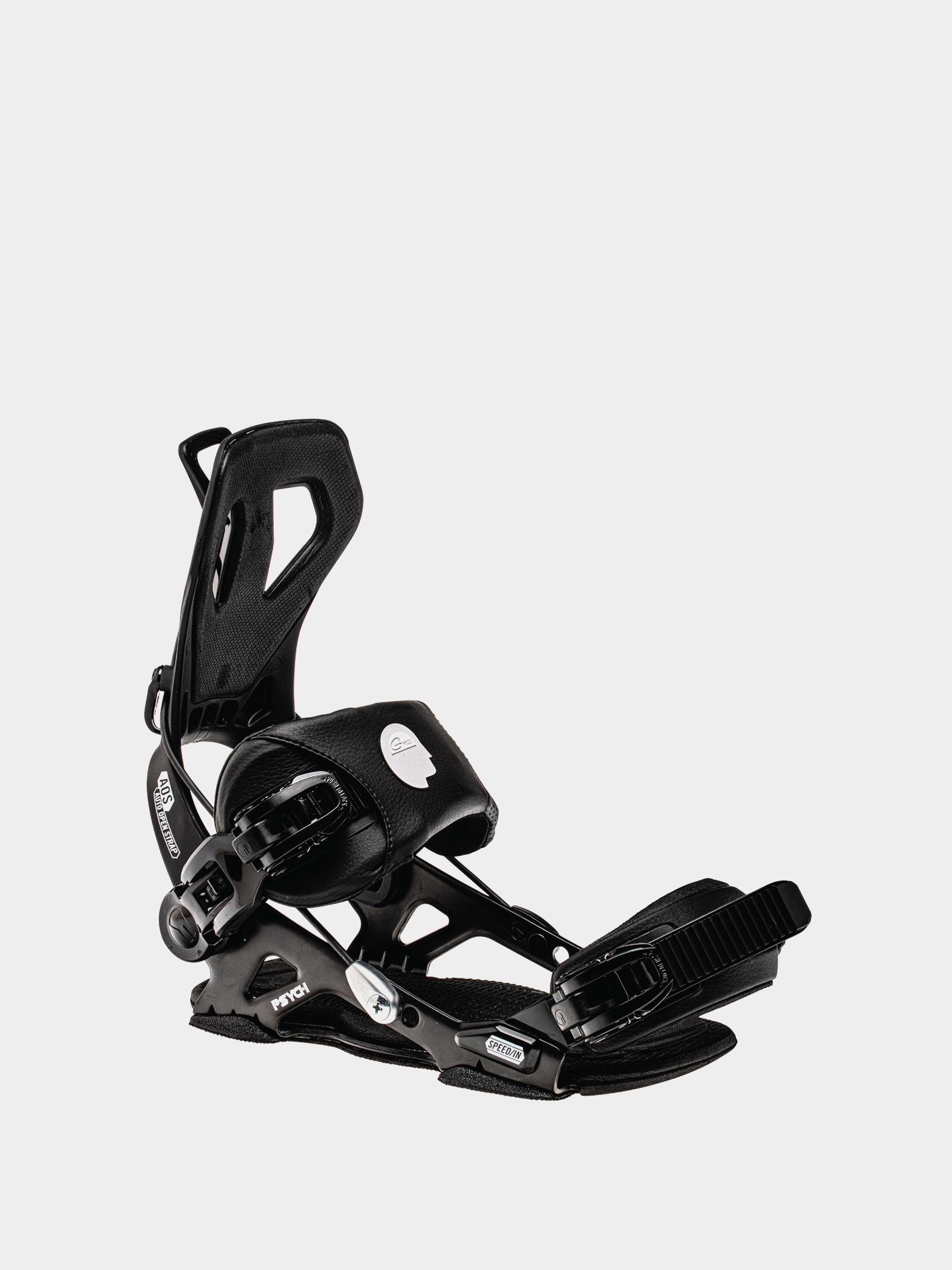 Mens Gnu Psych Snowboard bindings (black)