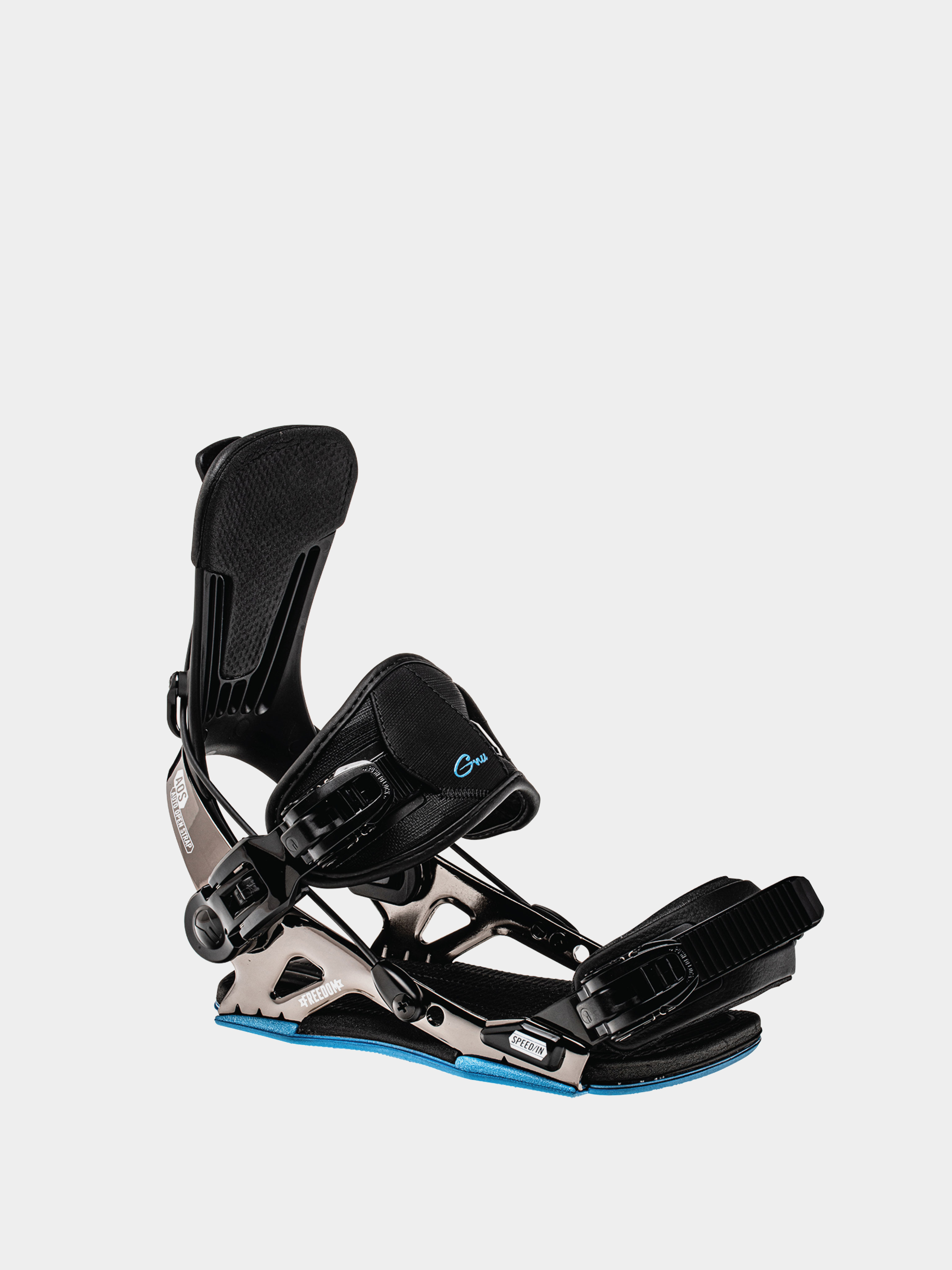 Gnu Freedom Snowboard bindings (black)