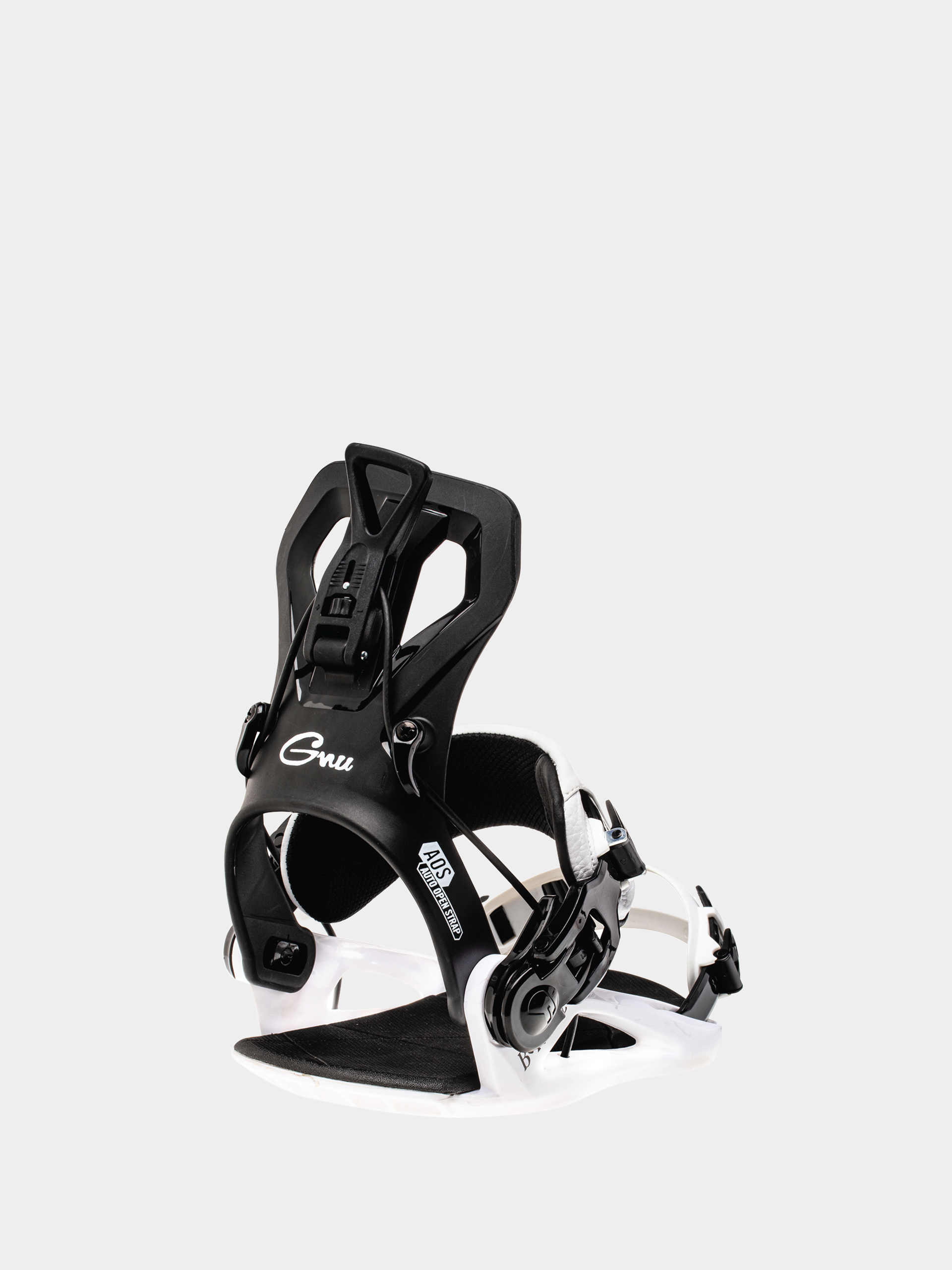 Womens Gnu B Real Snowboard bindings (white)