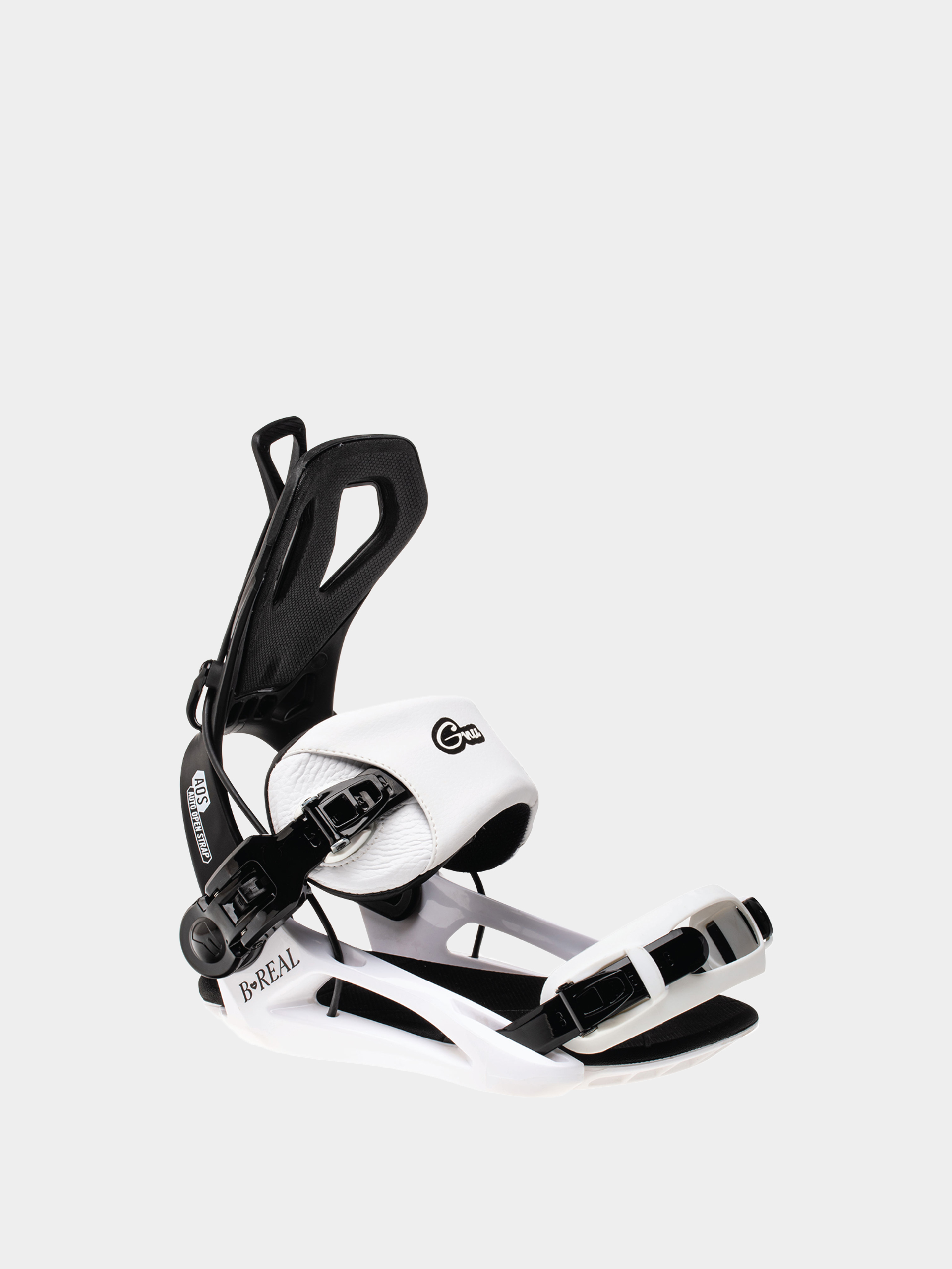 Womens Gnu B Real Snowboard bindings (white)