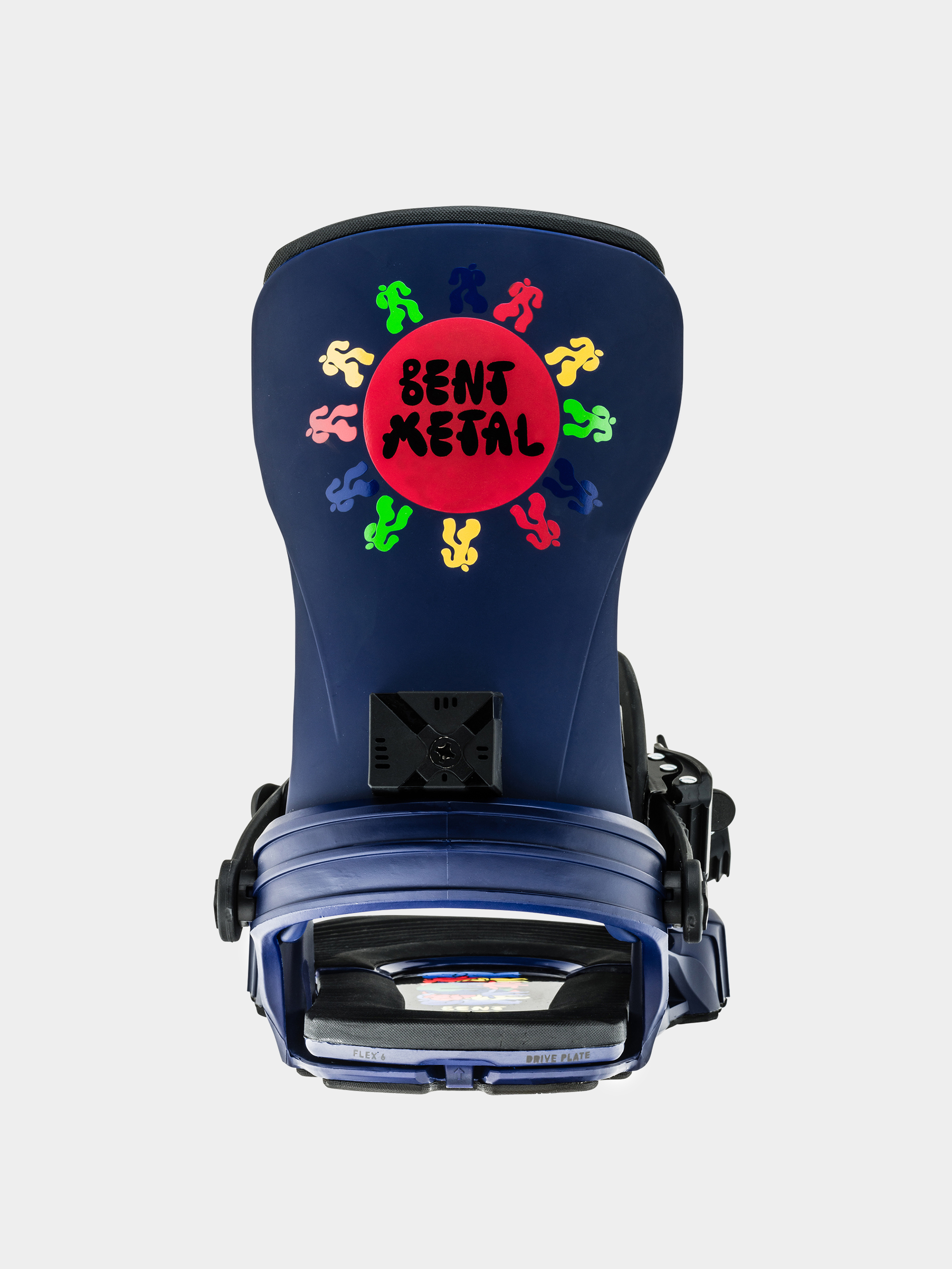 Mens Bent Metal Axtion Snowboard bindings (blue)