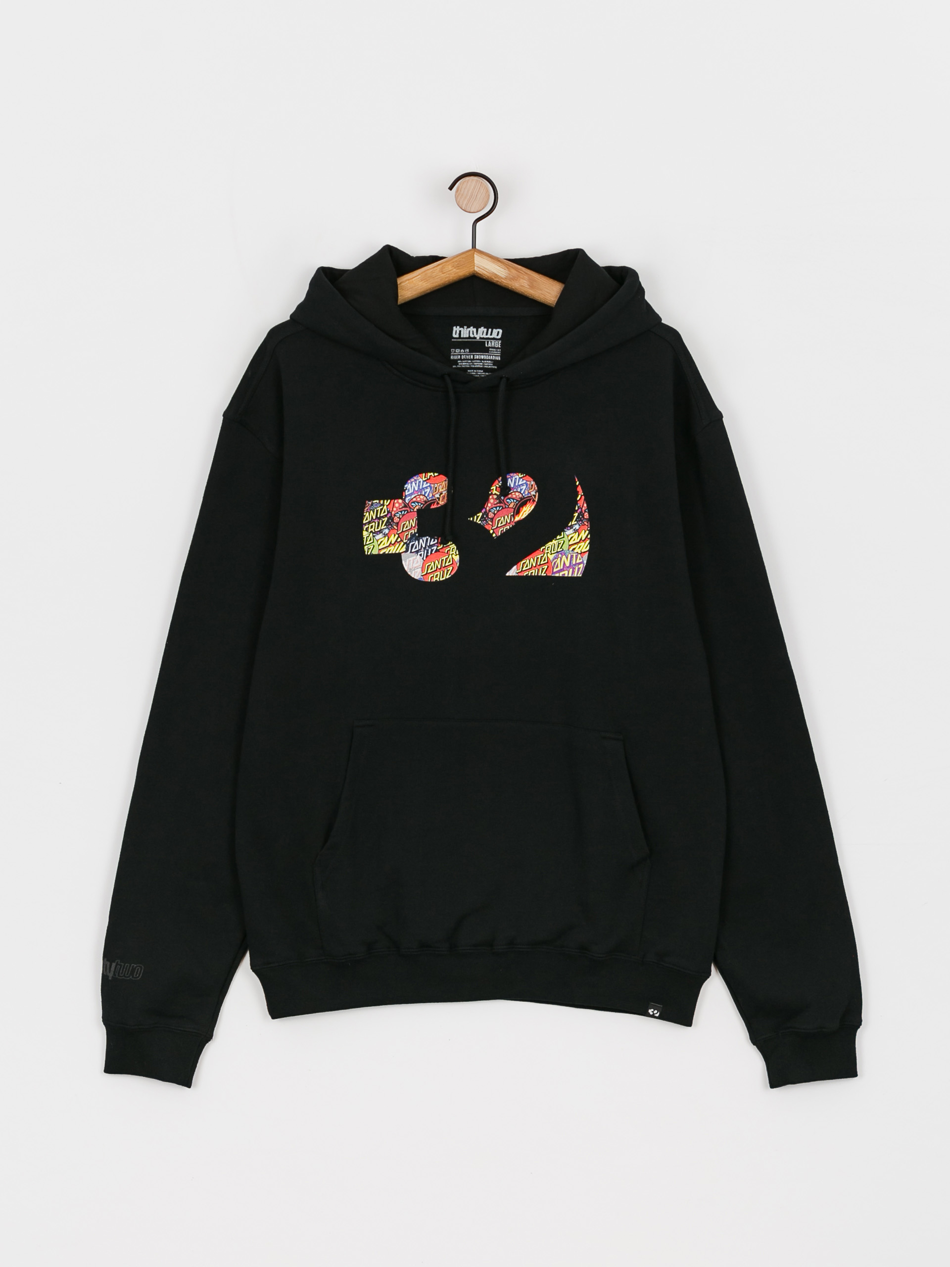 Herren ThirtyTwo X Santa Cruz HD Hoodie (black)