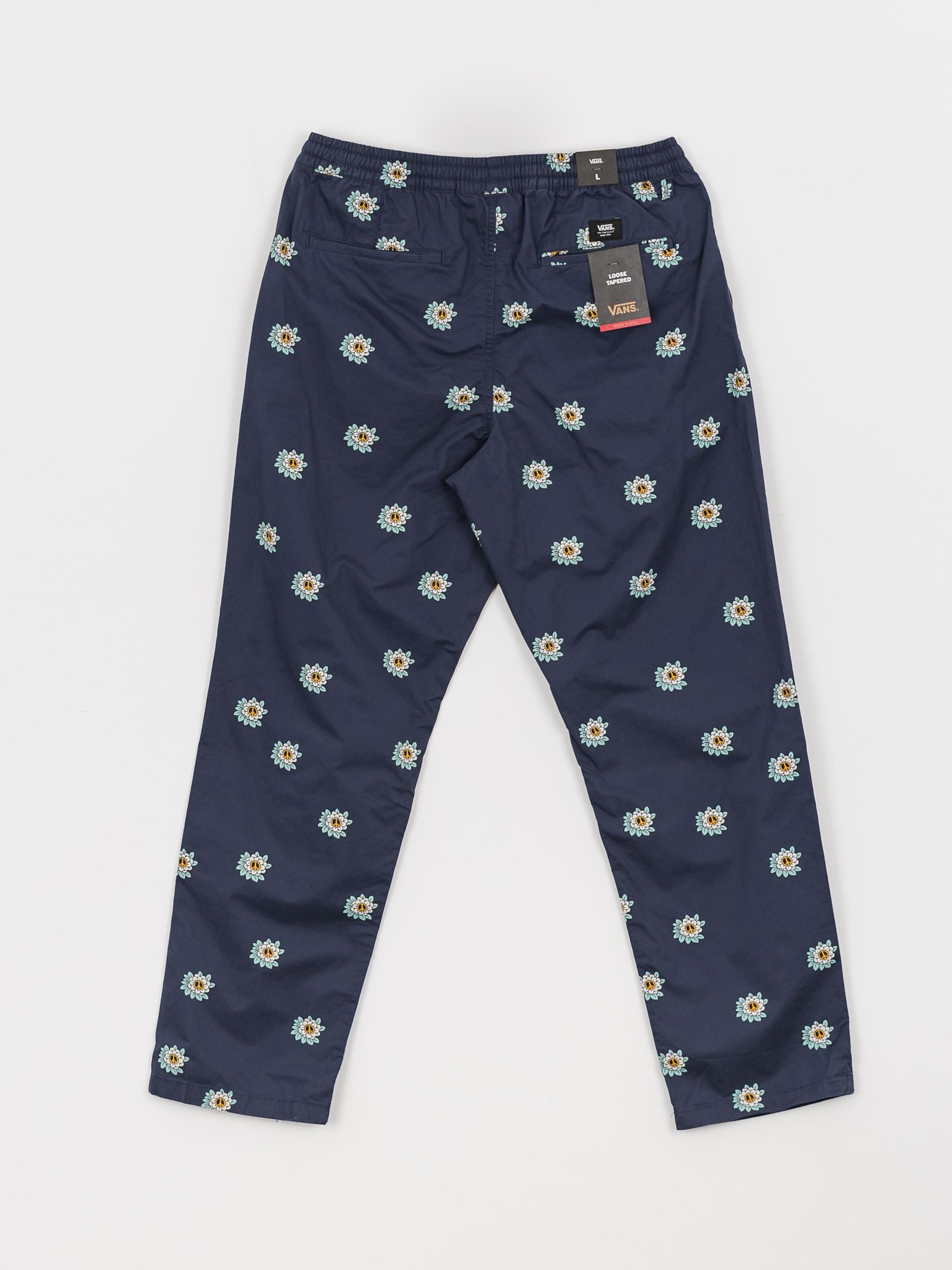 Vans Range Loose Tapered Elastic Waist Pants - navy blue