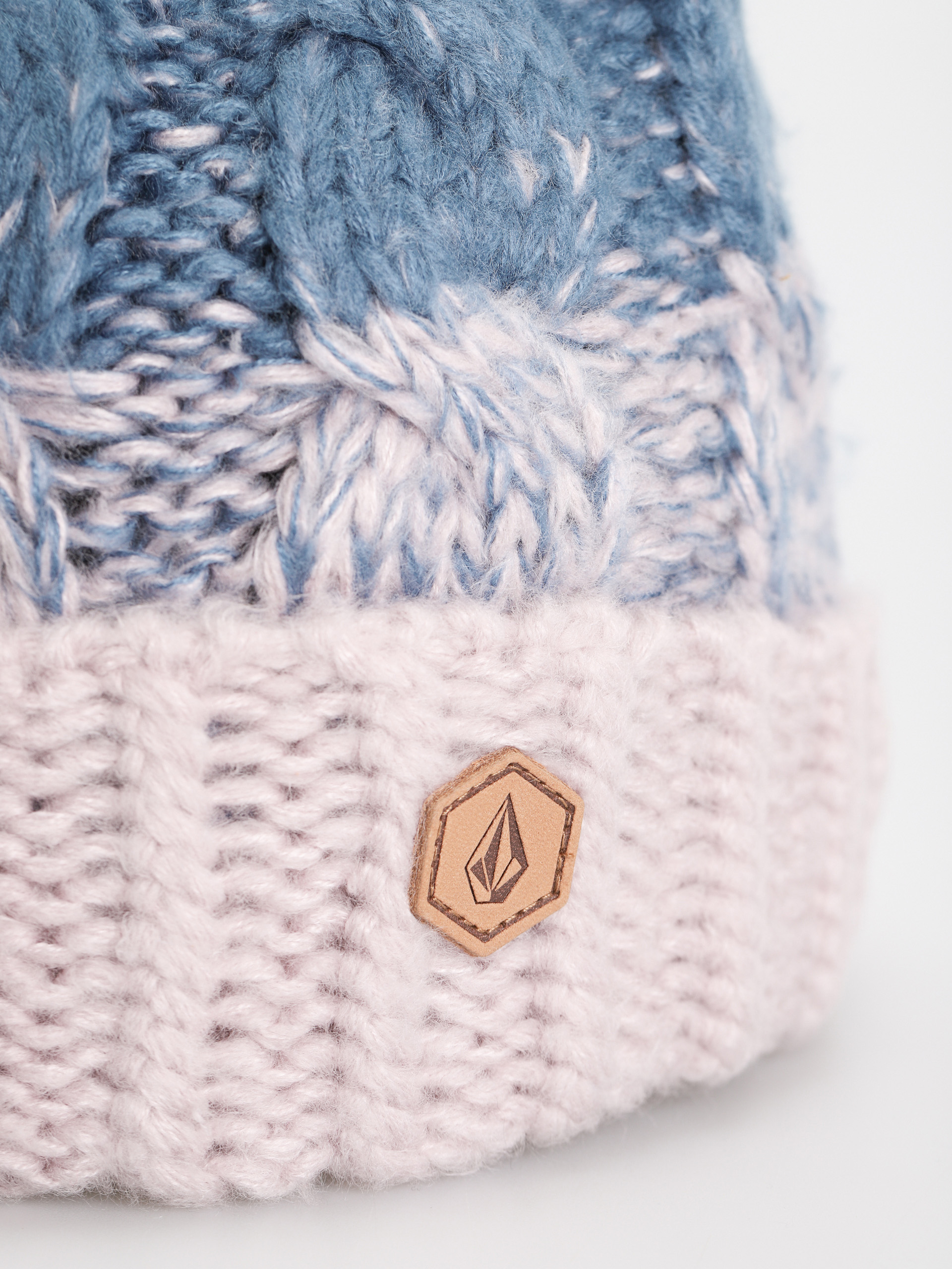 Volcom Gradient Hand Knit Beanie Wmn - blue (amethyst smoke) display picture 2