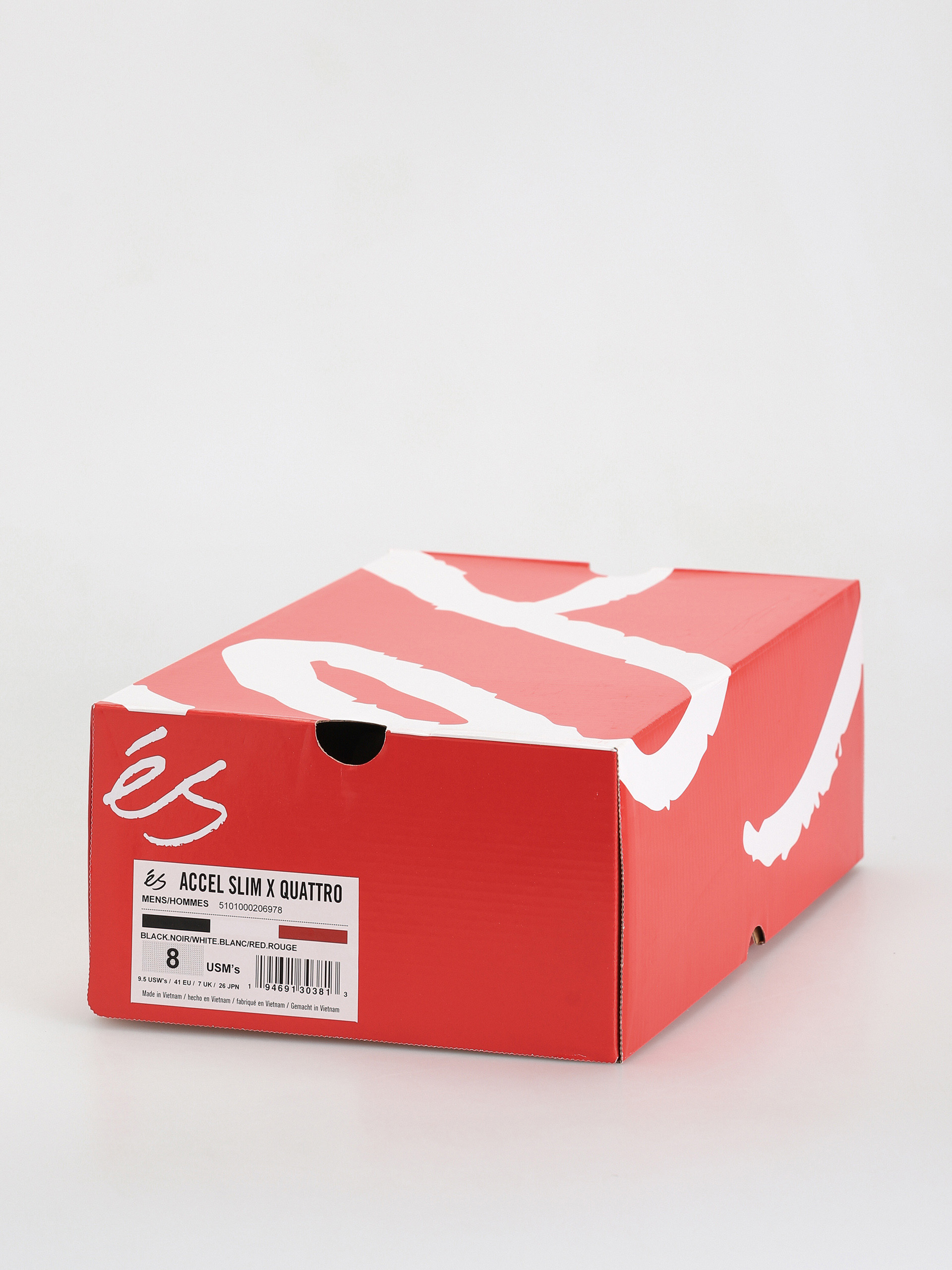 eS Accel Slim X Quattro Schuhe (black/white/red)