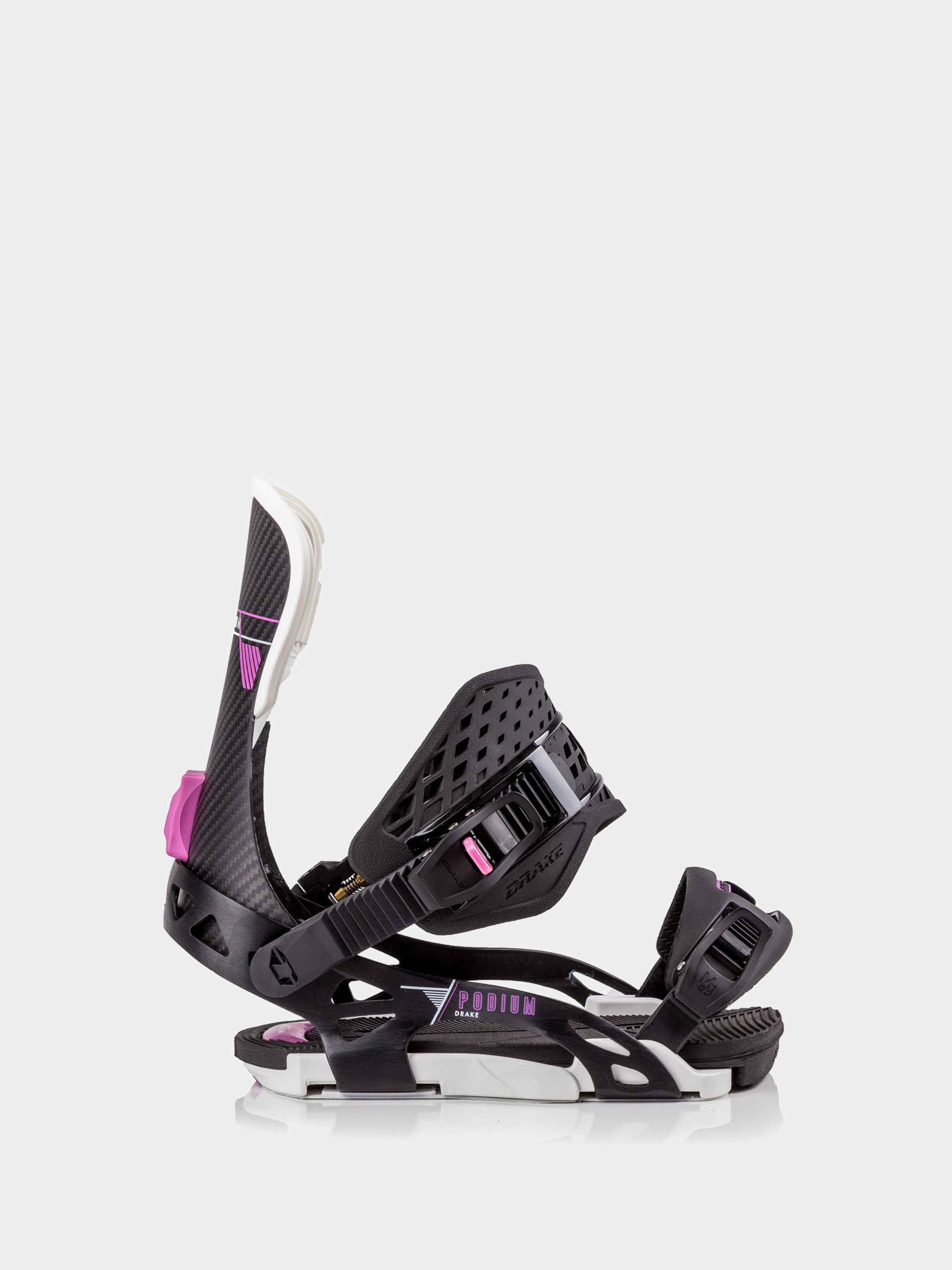 Mens Drake Podium Ff Snowboard bindings (black/white)