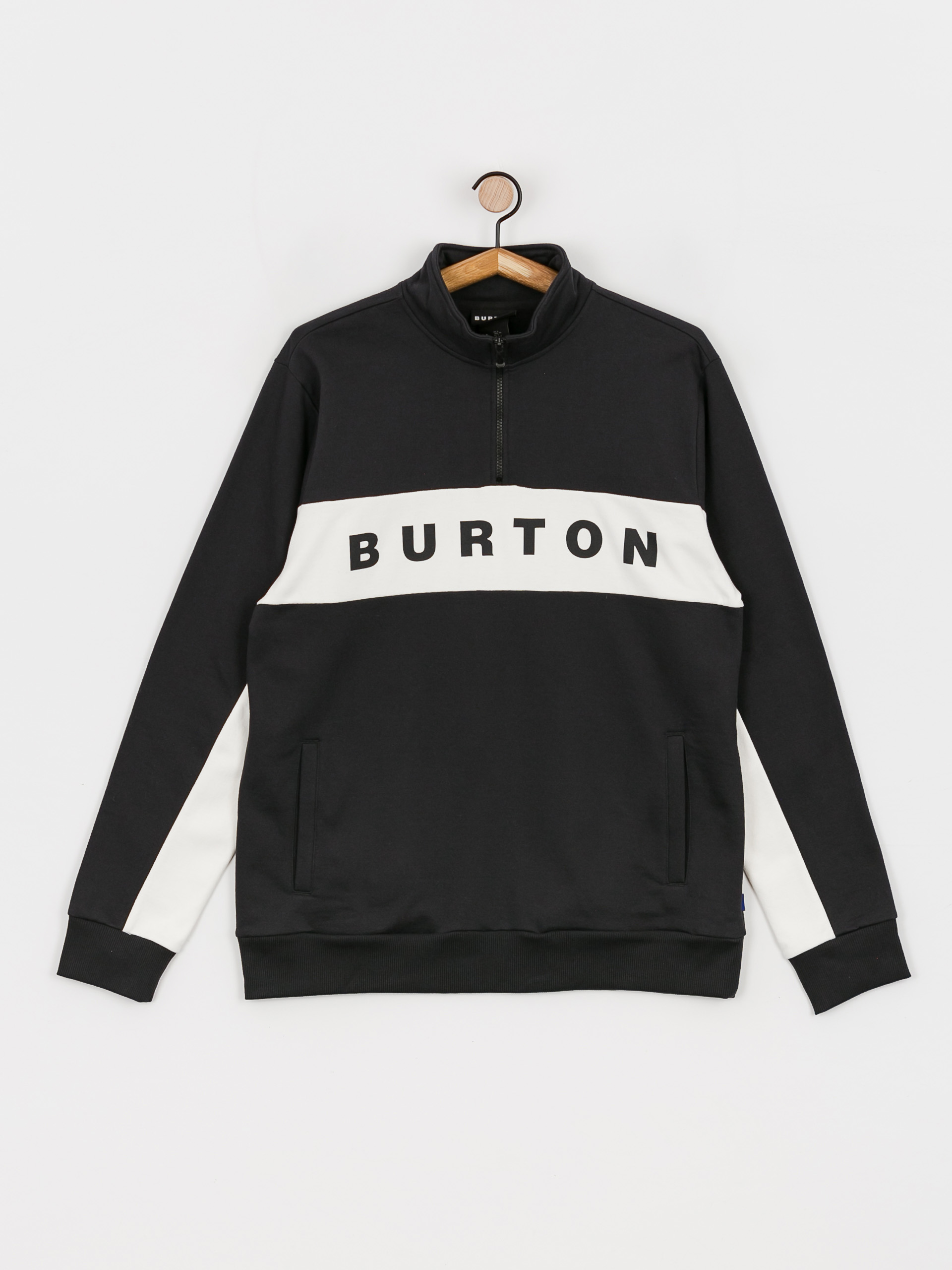 Burton Lowball Quarter Zip Sweatshirt (true black)