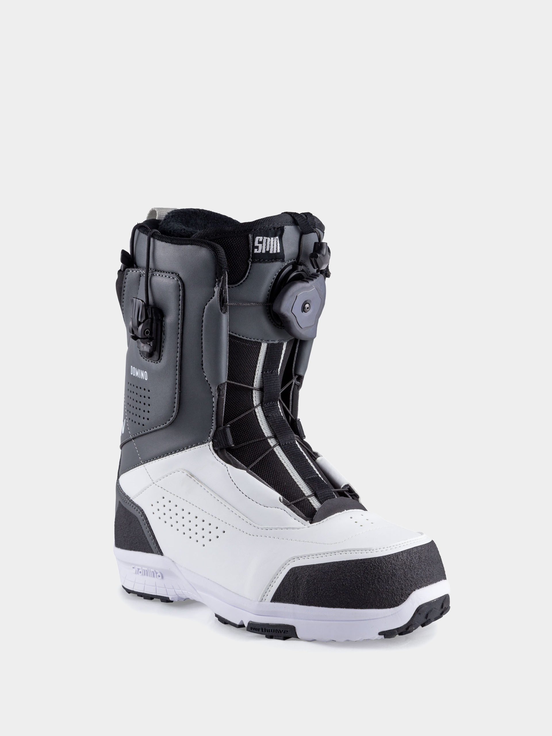 Womens Northwave Domino Hybrid Snowboard boots (white/dark grey)