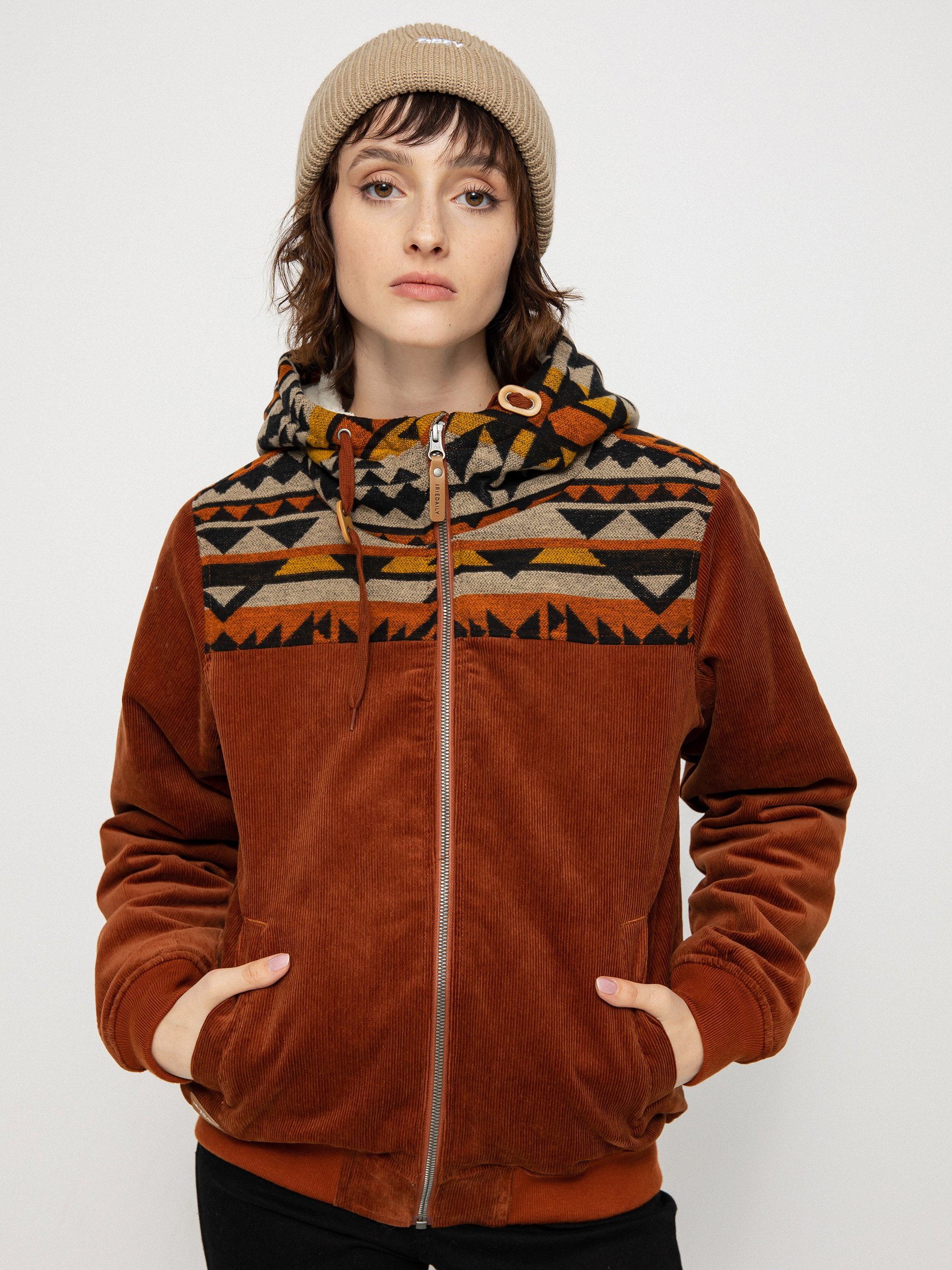 Iriedaily Indi Spice Jacke Wmn (red brown)