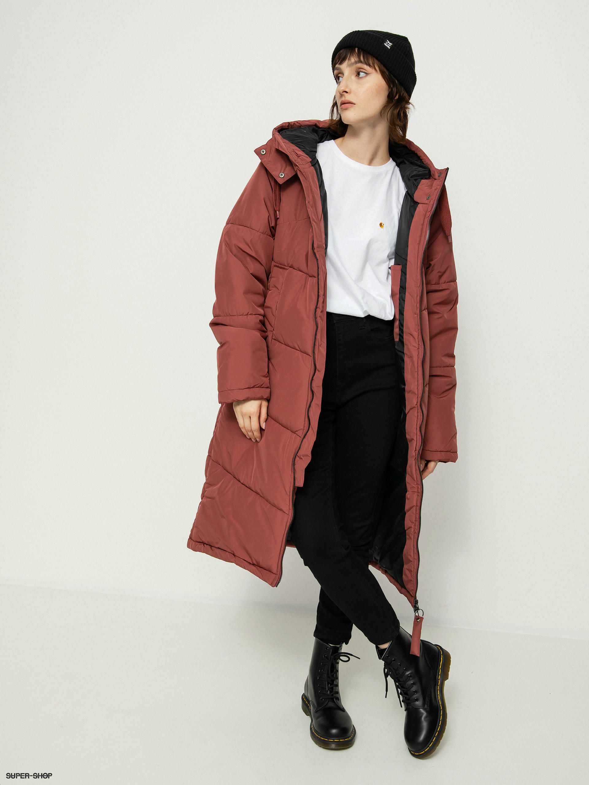 Vans boom clearance boom quilted coat