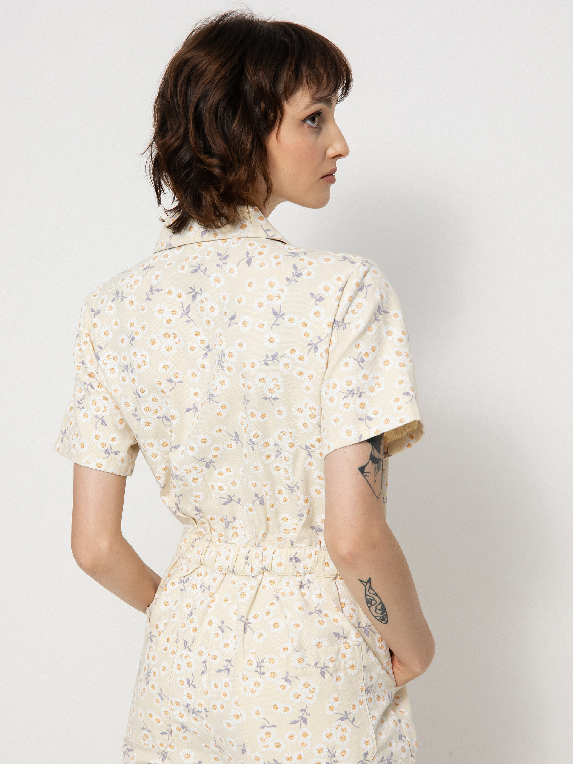 Womens RVCA Nightshift Jumpsuit Overall (afterglow)