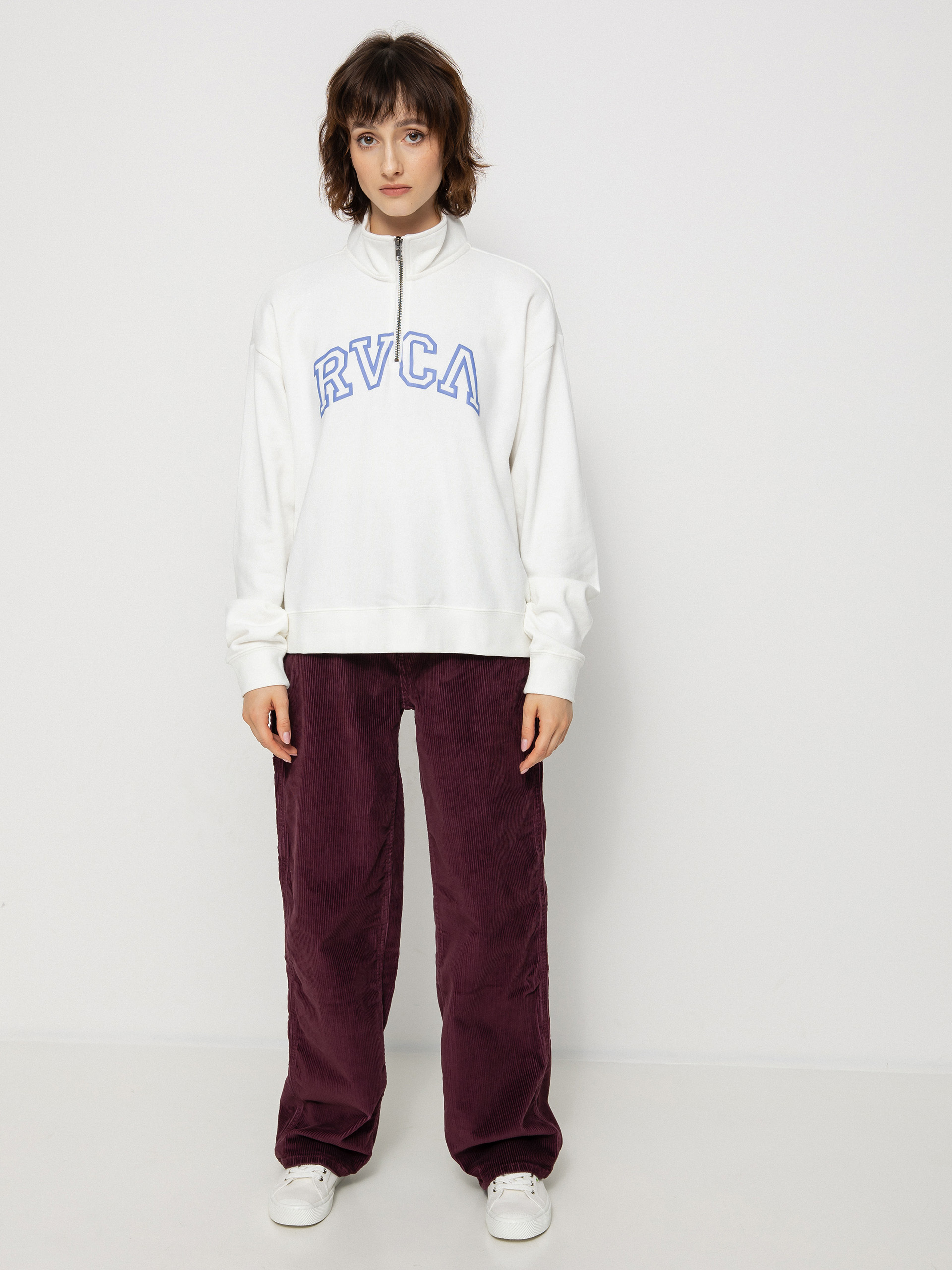 RVCA Arched HD Hoodie Wmn (vintage white)