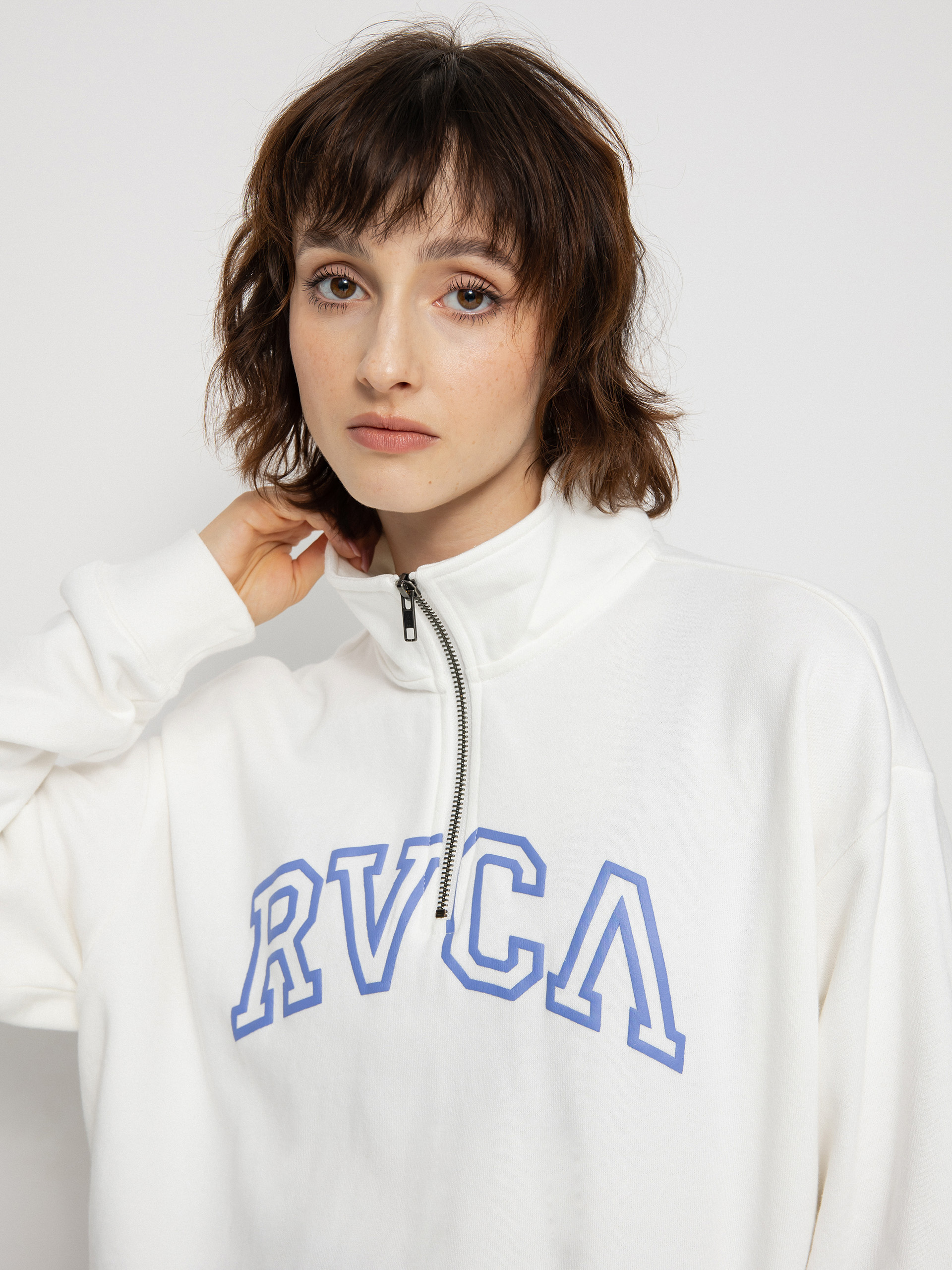 RVCA Arched HD Hoodie Wmn (vintage white)