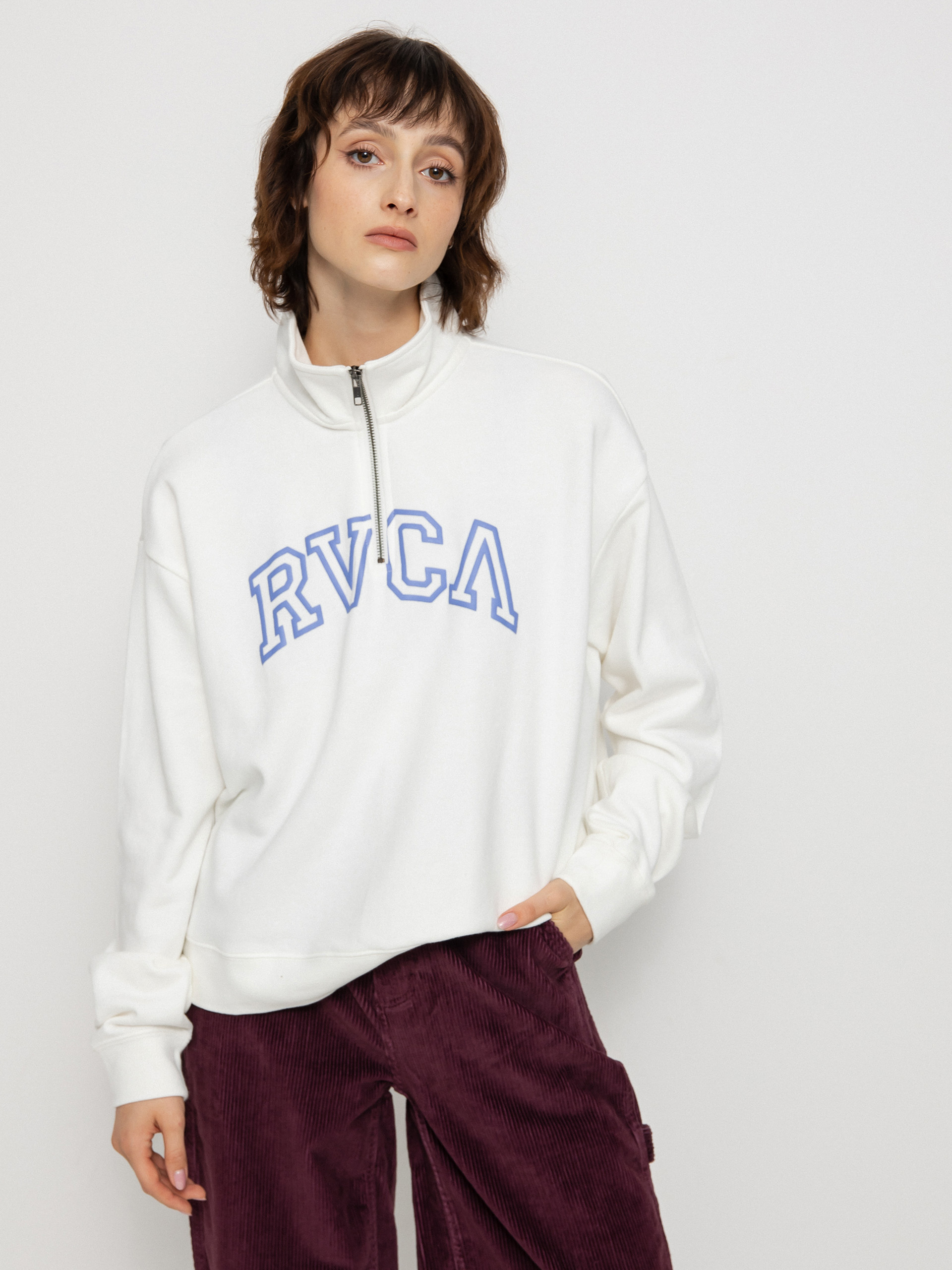 RVCA Arched HD Hoodie Wmn (vintage white)