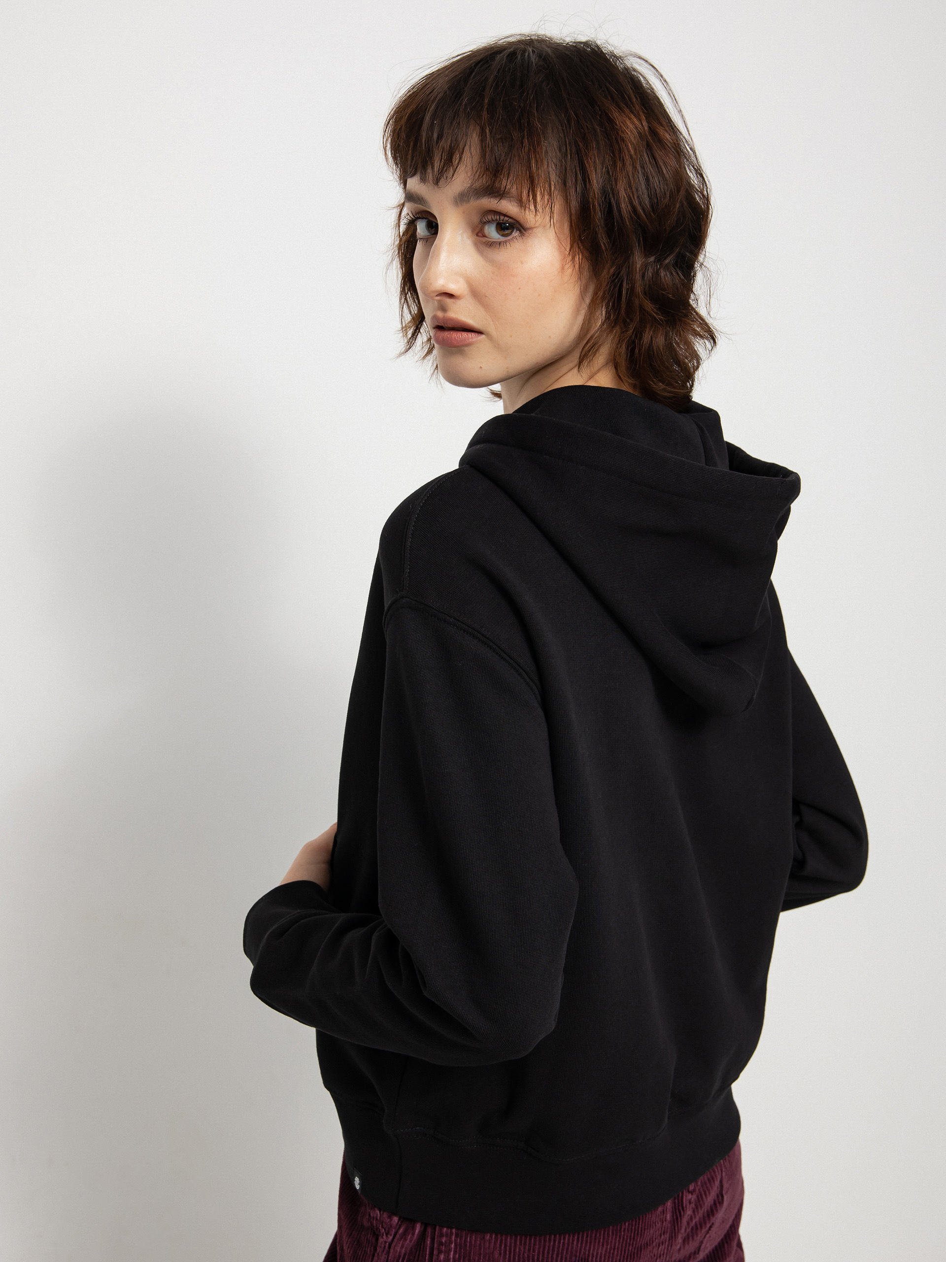 Element Logo HD Hoodie Wmn (flint black)