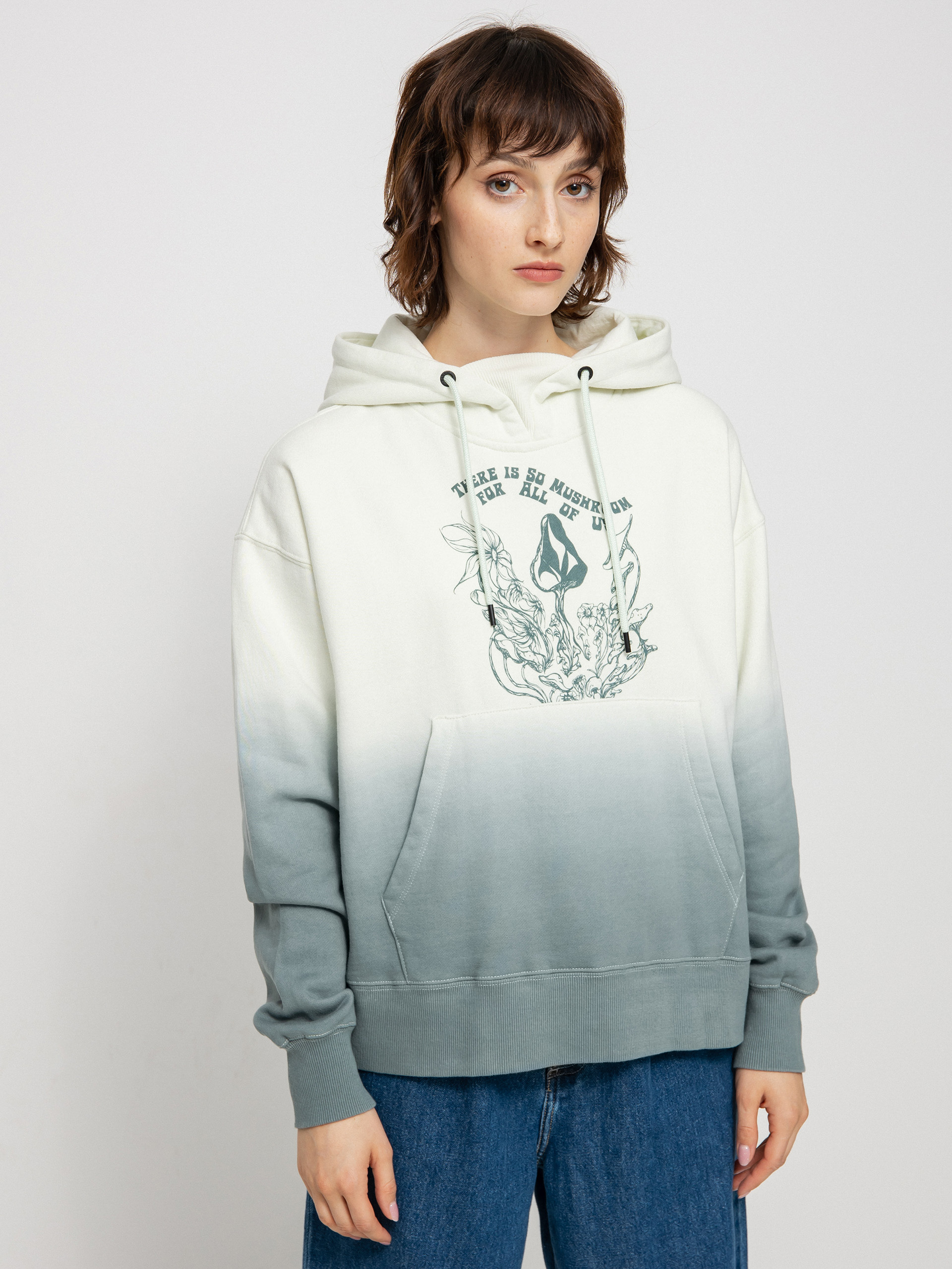 Volcom Vol Peak HD Active sweatshirt Wmn (green ash)