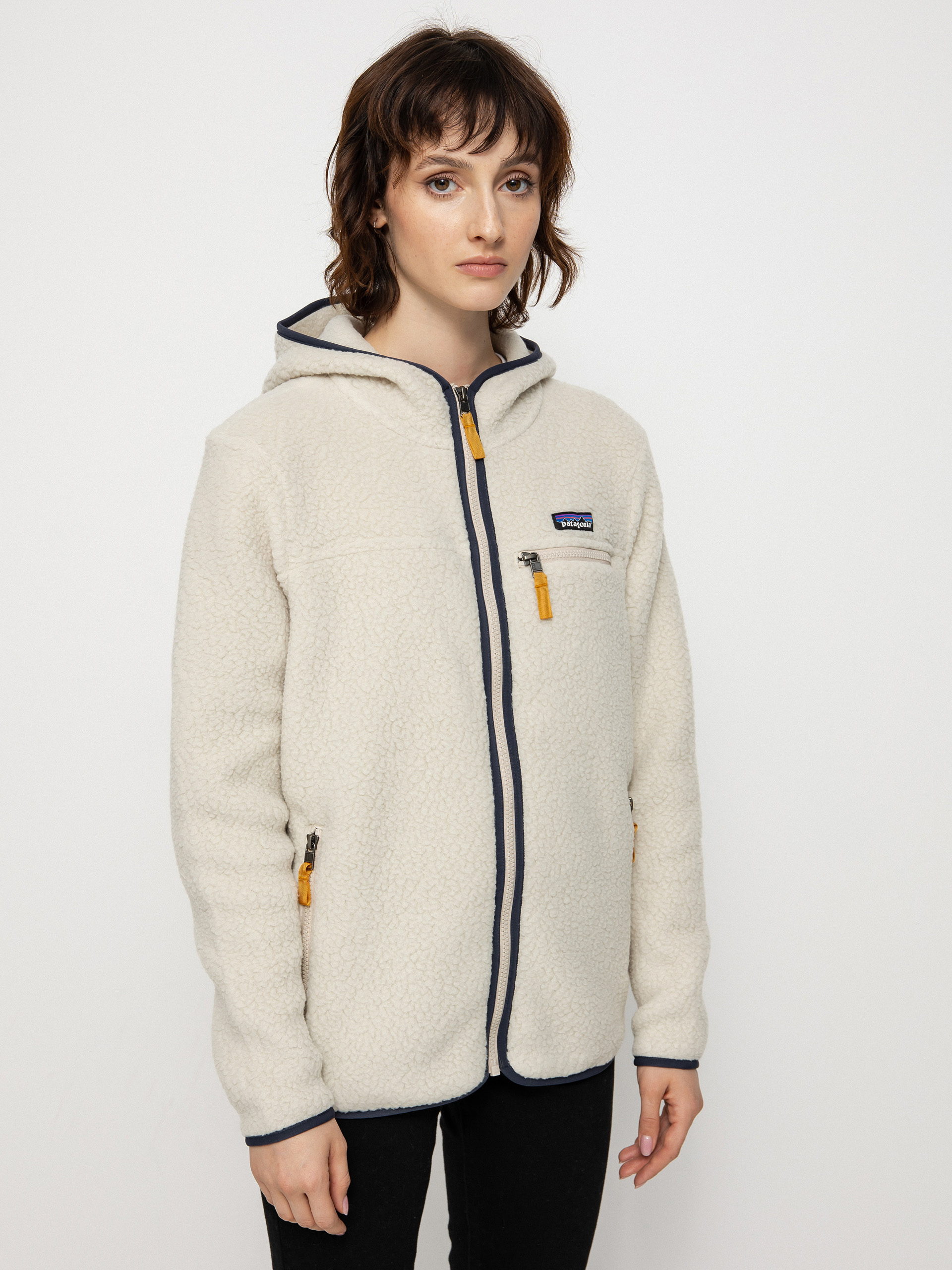 Damen Patagonia Retro Pile Hoody Fleecejacke (pelican)
