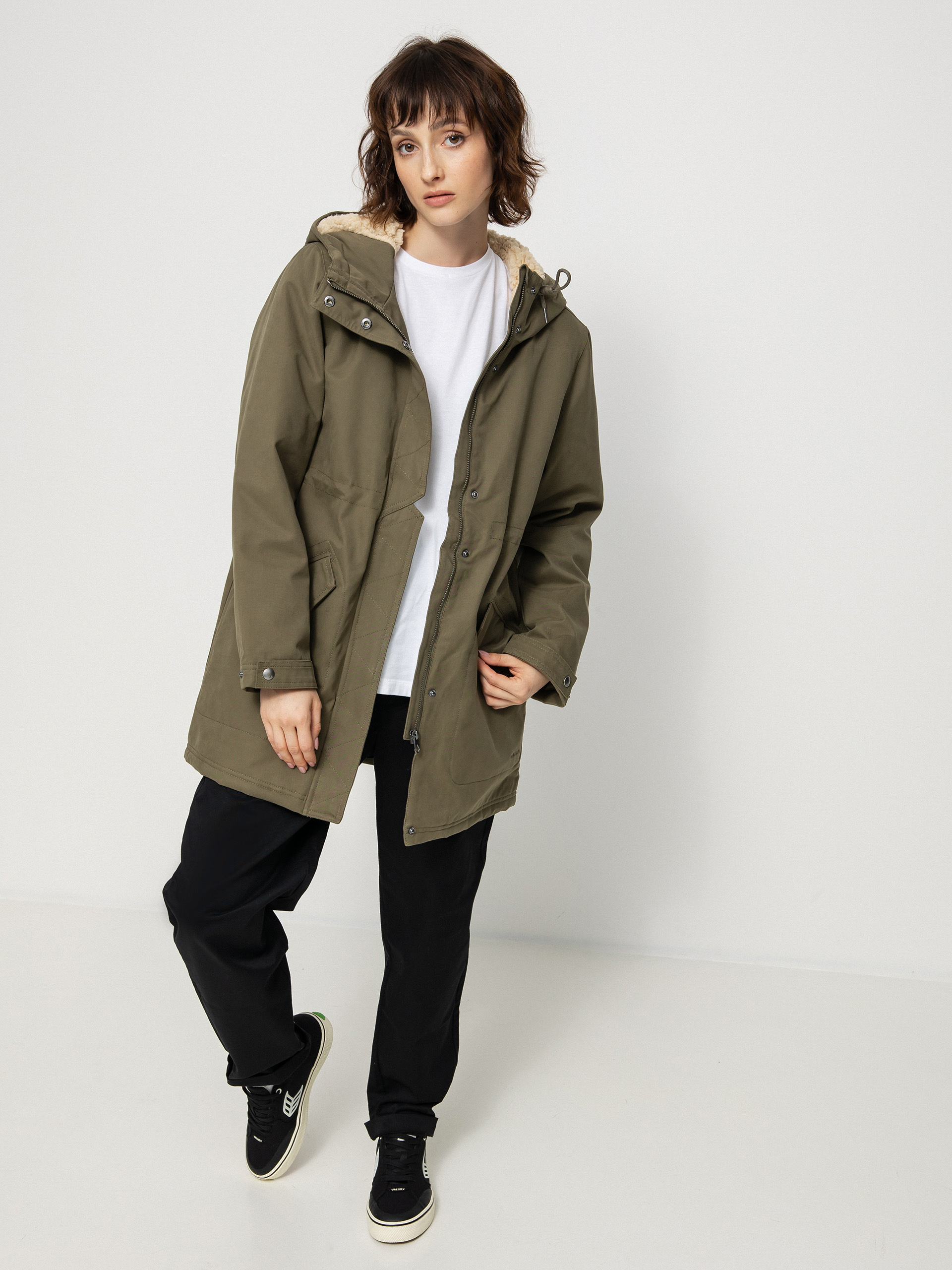 Volcom Less Is More 5K Parka Jacket Wmn (wintermoss)
